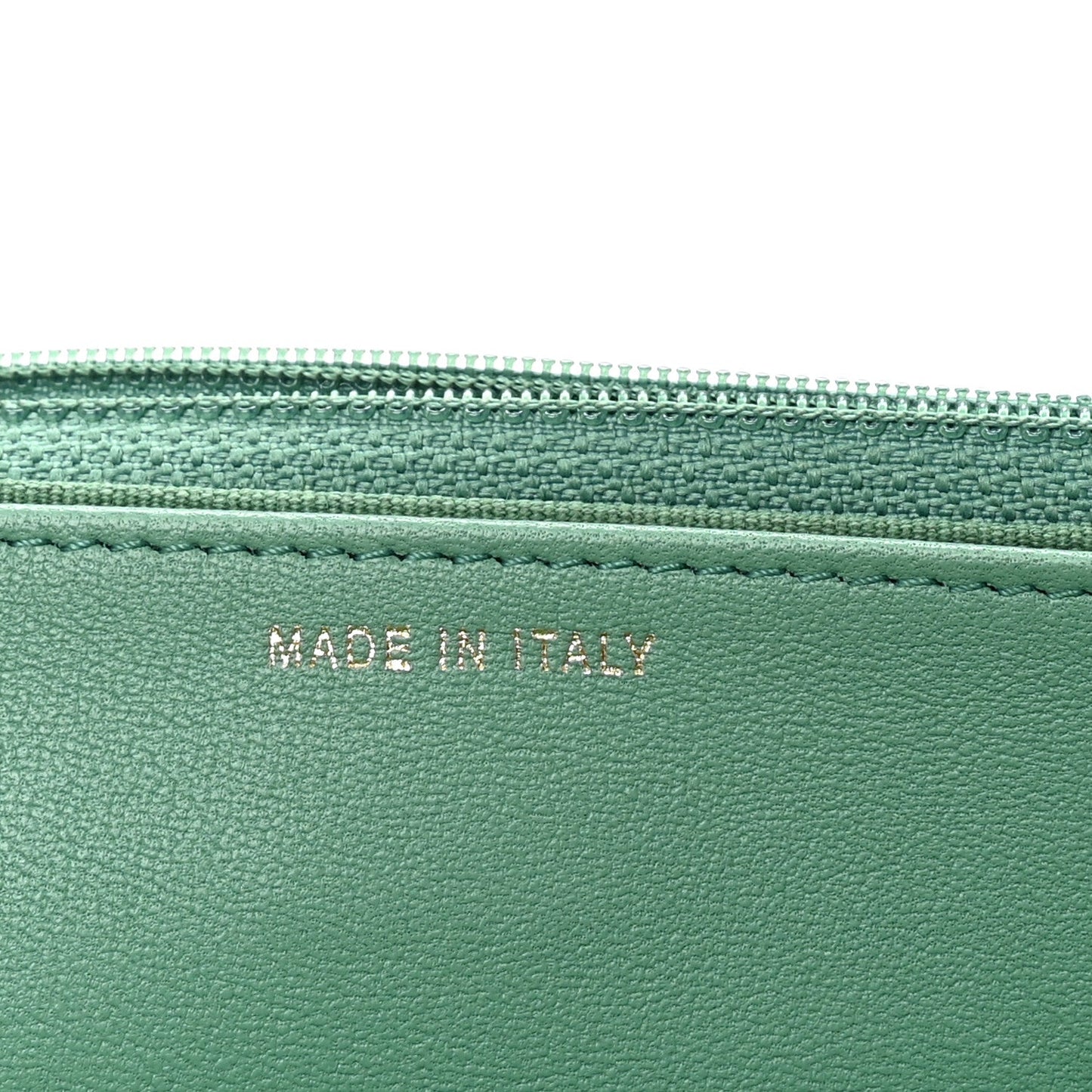 Lambskin Quilted Trendy CC Wallet On Chain WOC Green