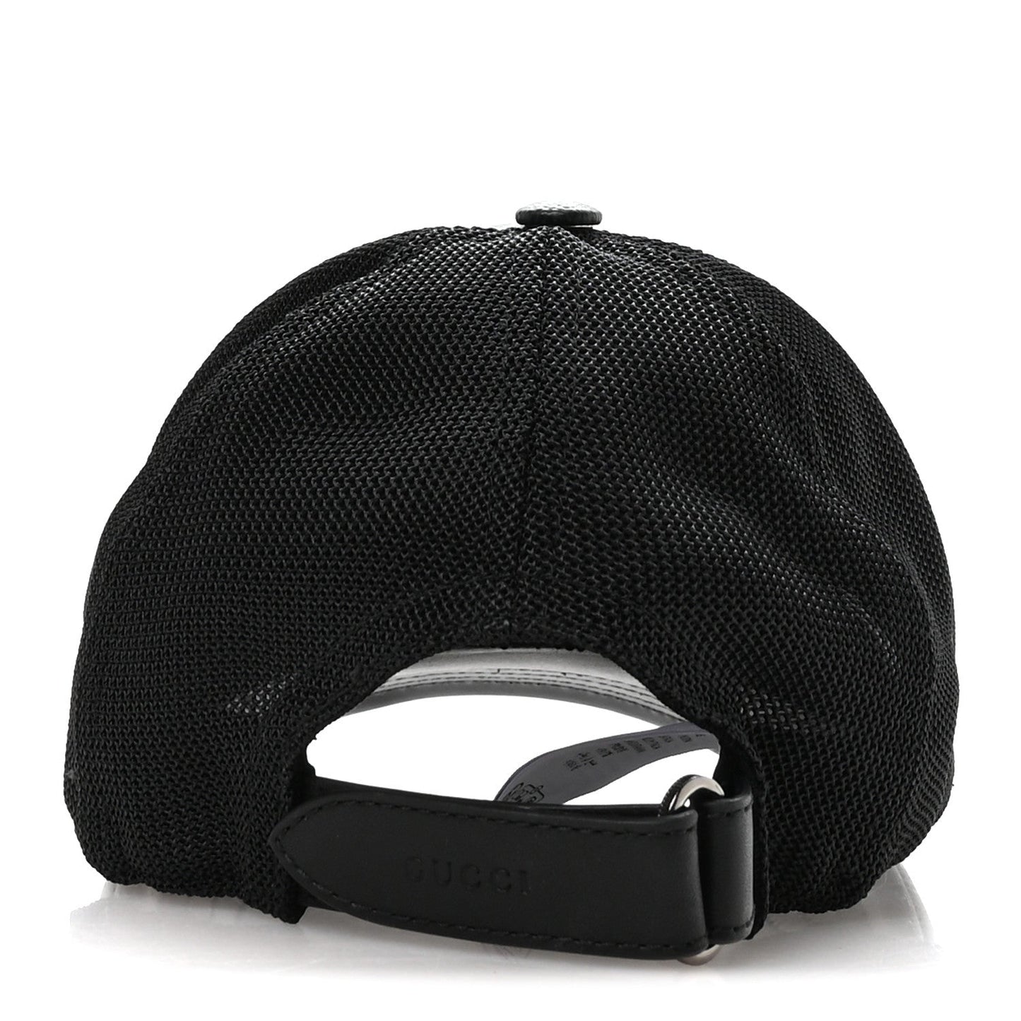 GG Supreme Monogram Baseball Hat S Black