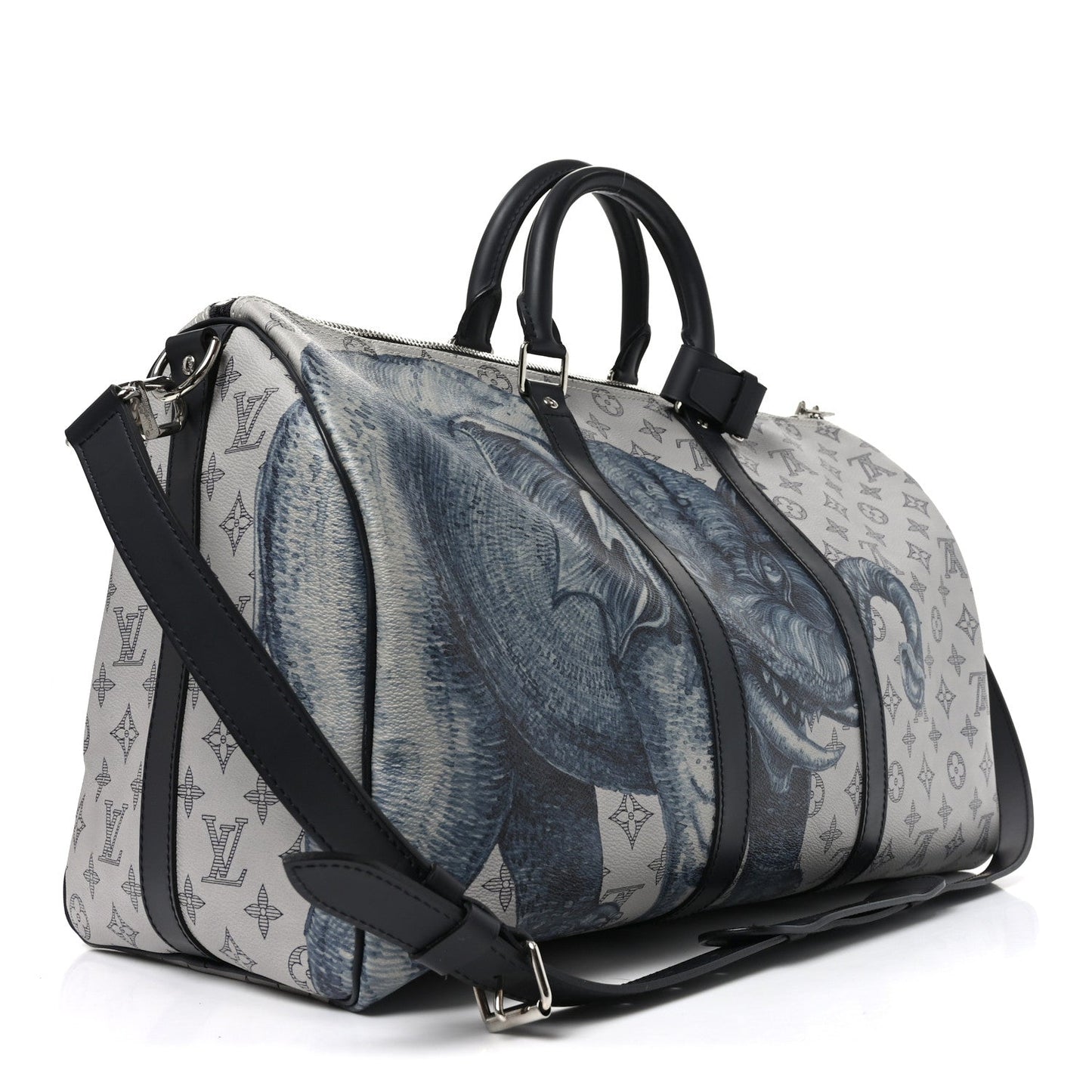 Savane Monogram Elephant Chapman Keepall Bandouliere 45 Dune