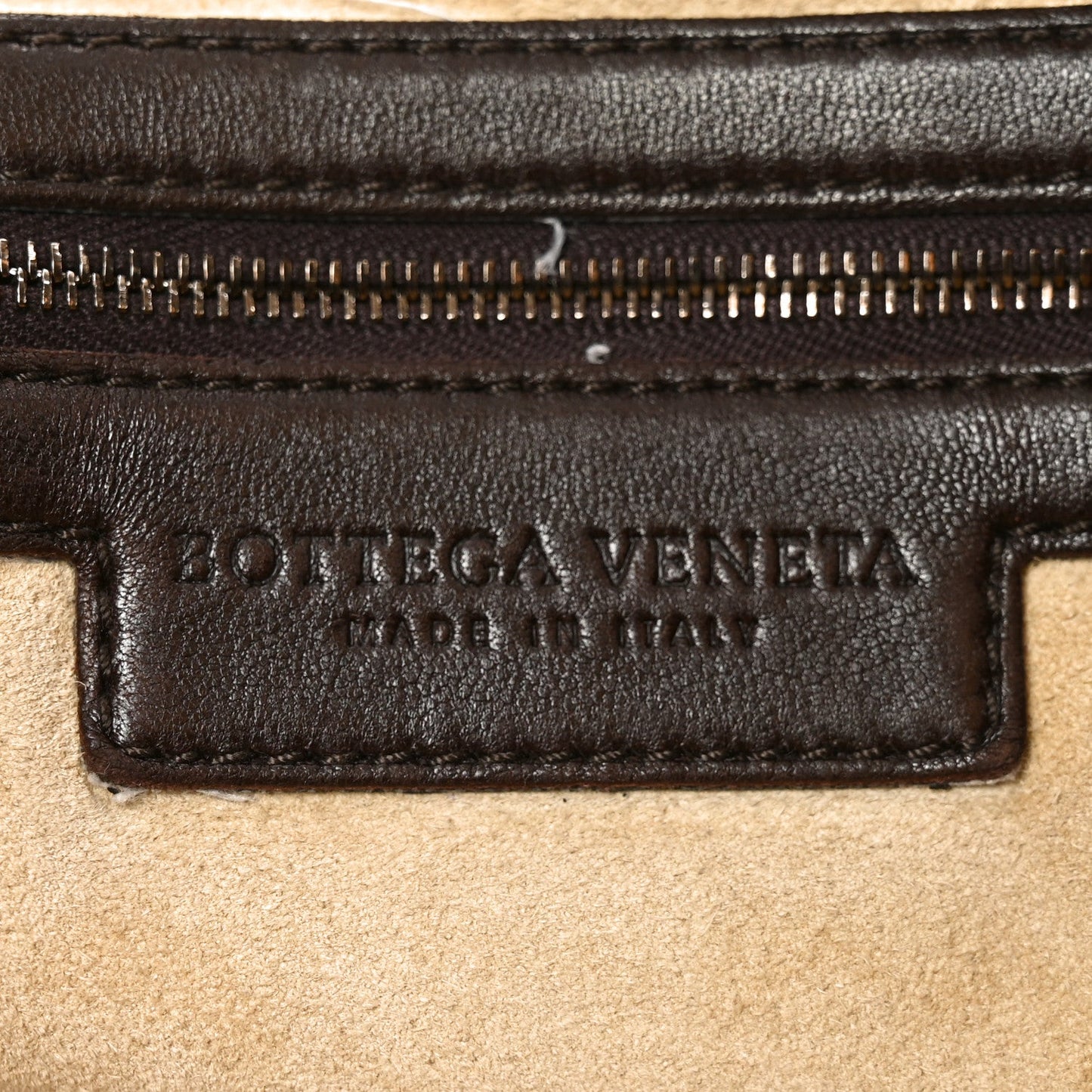 Nappa Intrecciato Large Veneta Hobo Ebano
