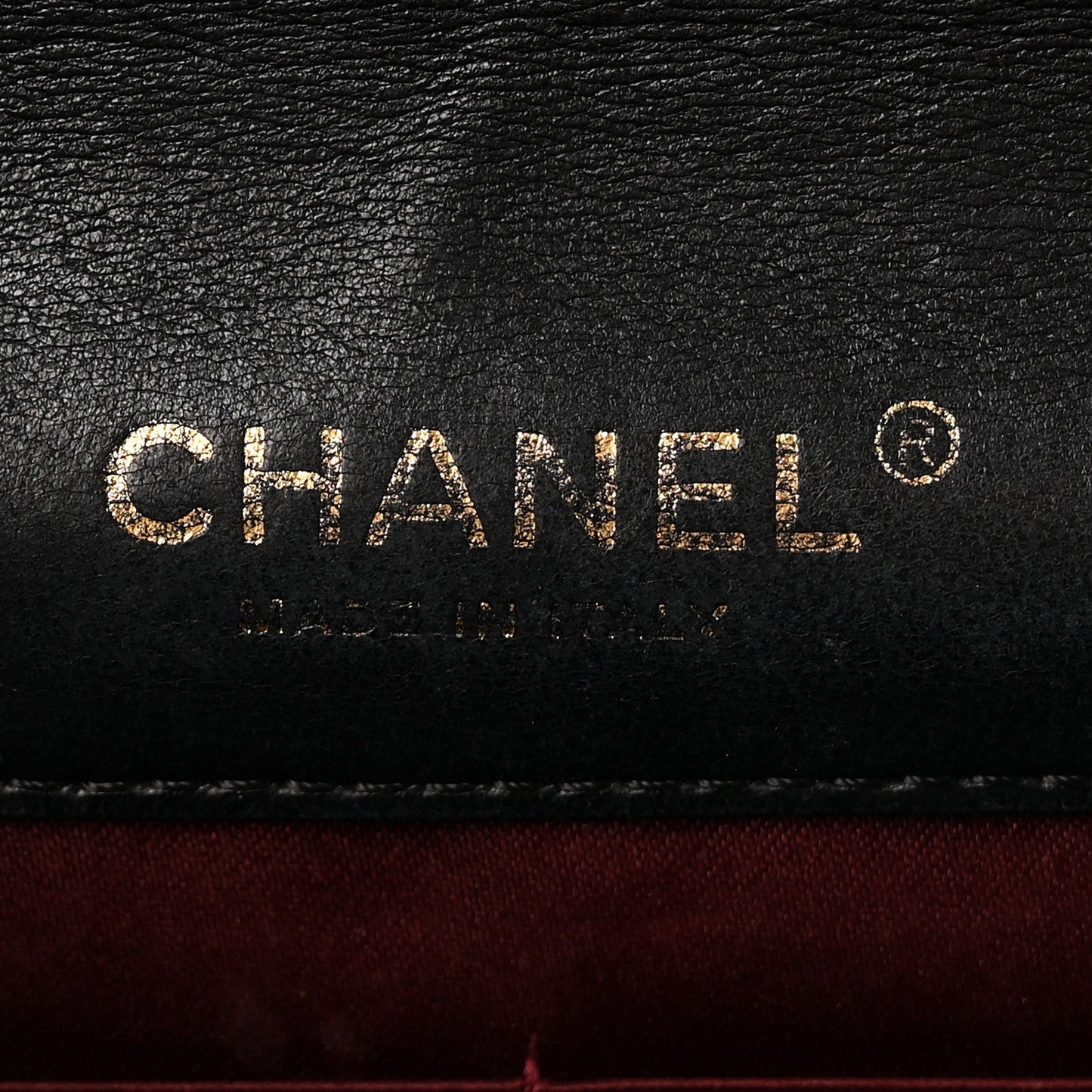 Lambskin Quilted Golden Class Wallet on Chain WOC Black