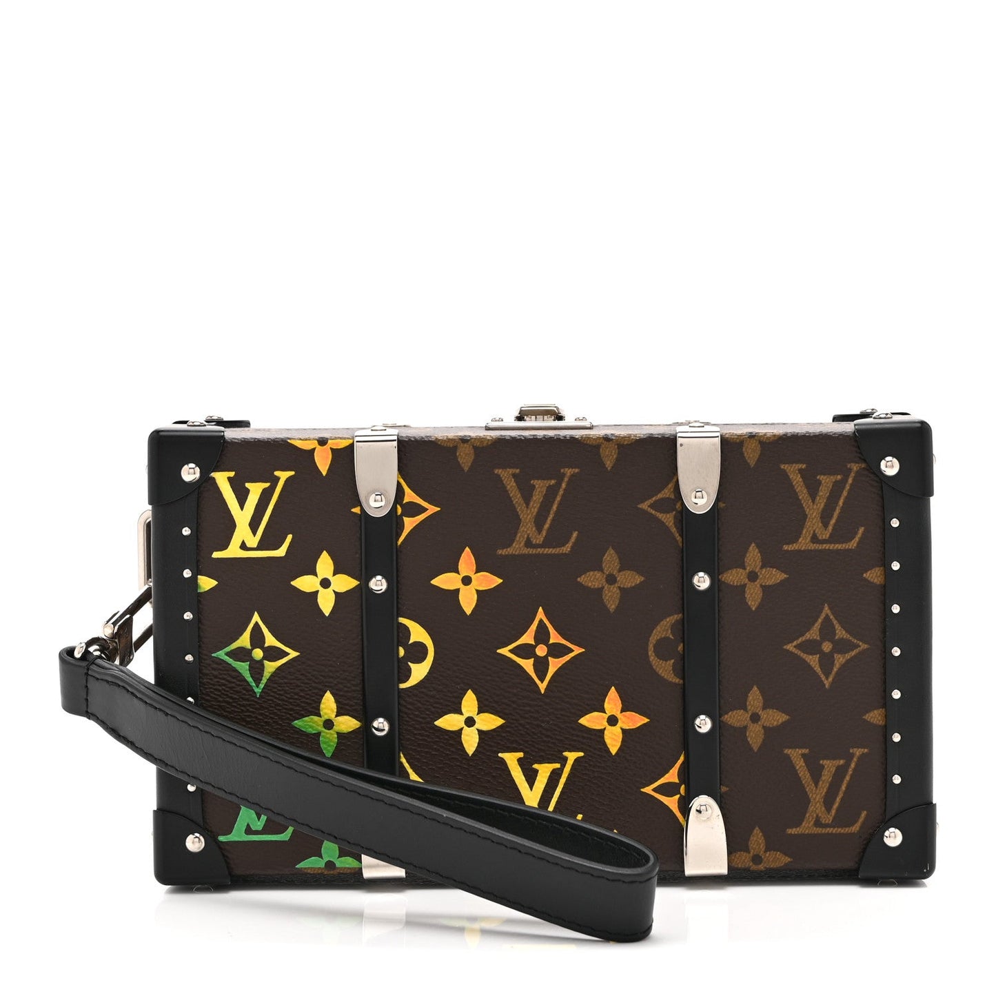 Monogram Wallet Trunk Black Multicolor