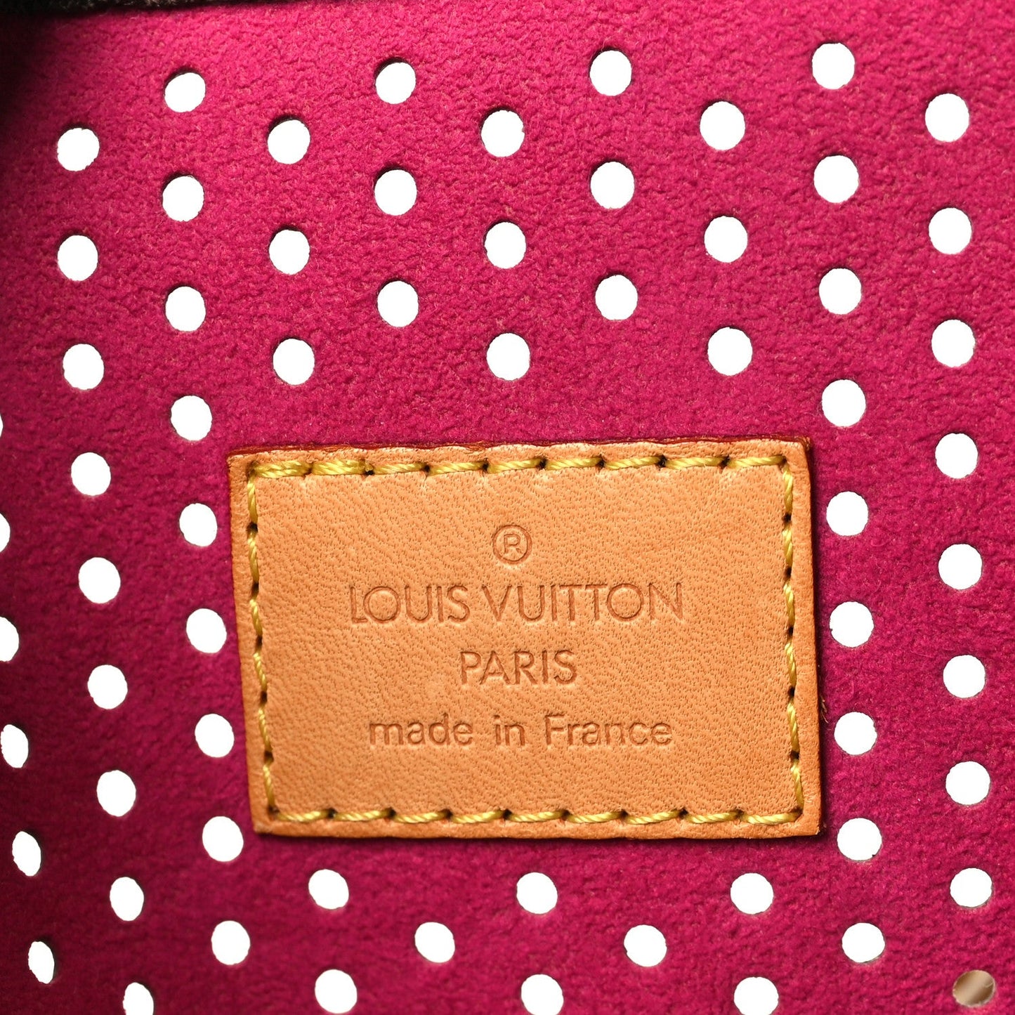 Monogram Perforated Speedy 30 Fuchsia