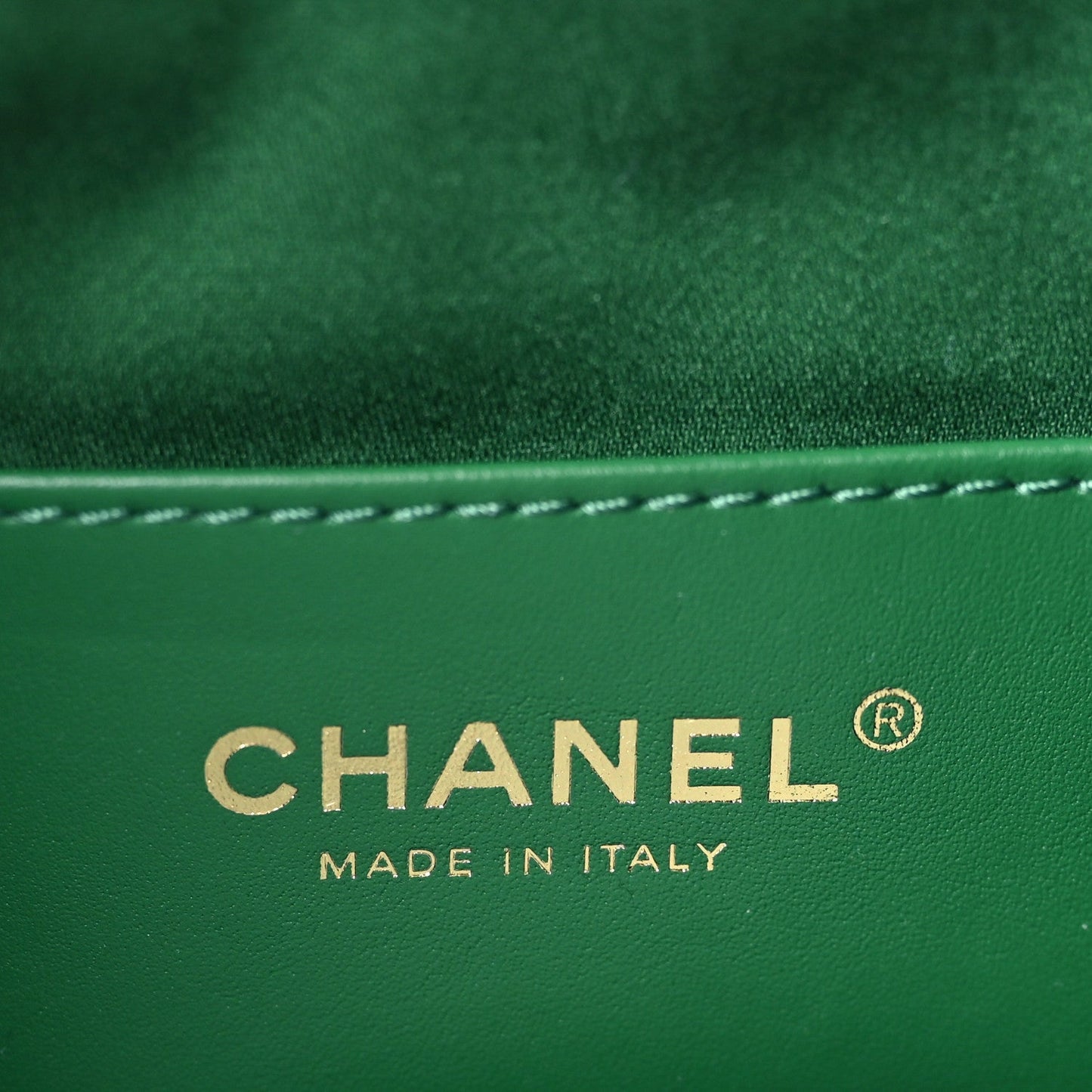 Caviar Quilted Mini Chanel 25 Handbag Green