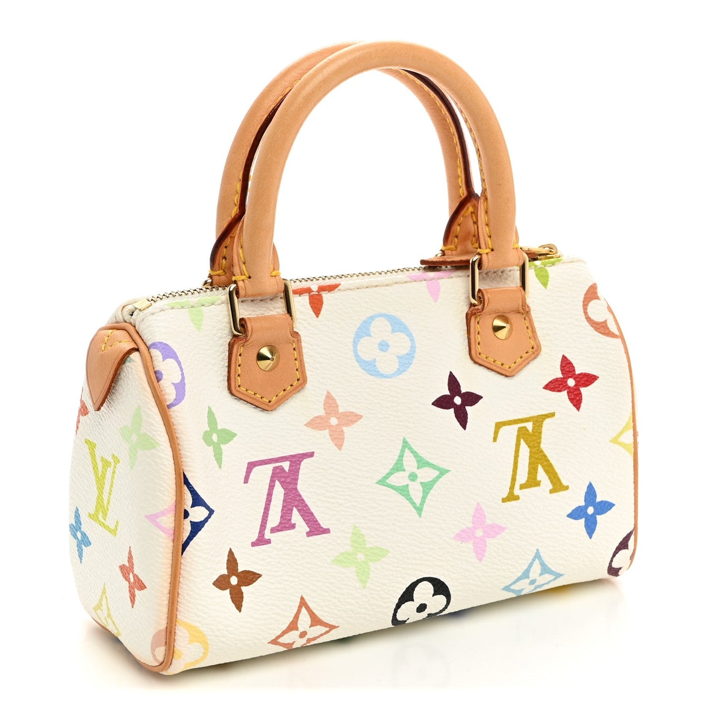 Monogram Multicolor Mini Sac HL Speedy White