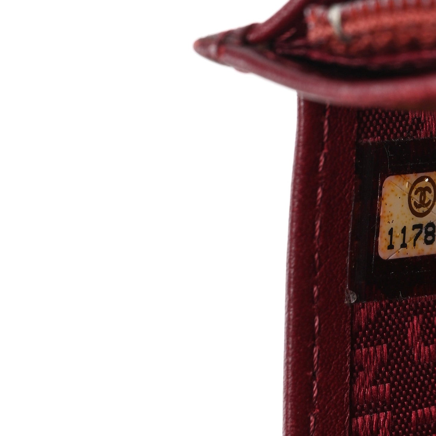 Grained Patent CC Yen Wallet Burgundy