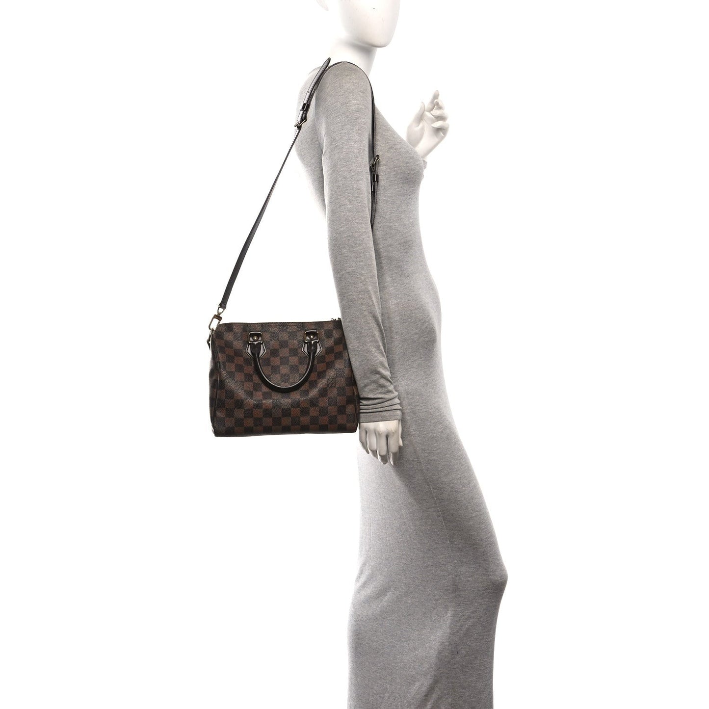 Damier Ebene Speedy Bandouliere 25