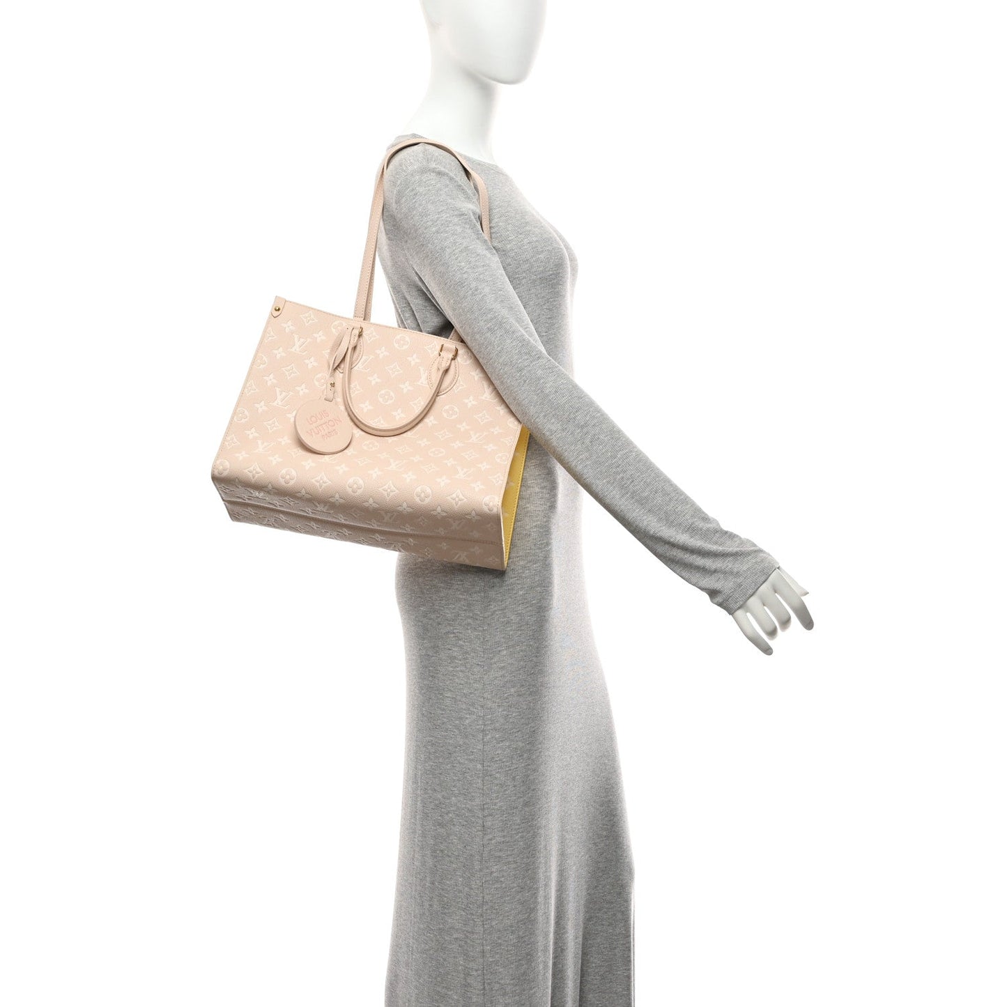 Empreinte Monogram Spring In The City Onthego MM Beige Pink Yellow