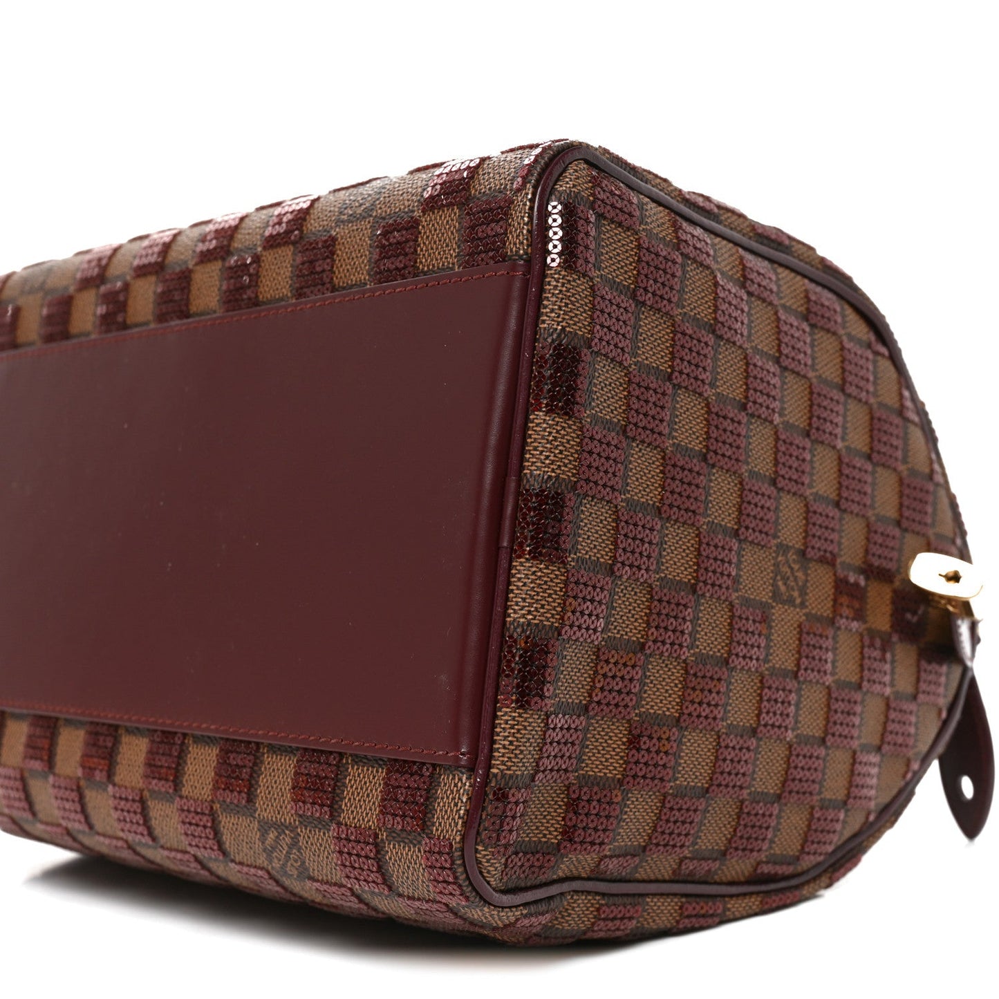 Damier Paillettes Speedy 30 Rouge