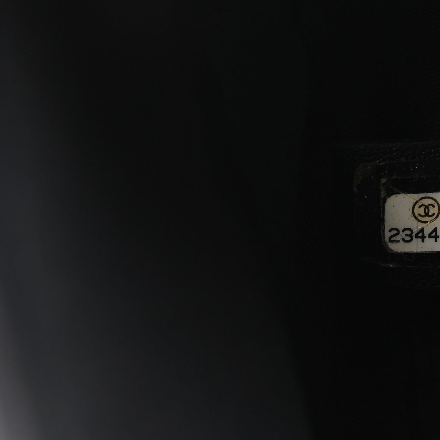 Fabric Chevron Braided Medium Boy Flap Black White