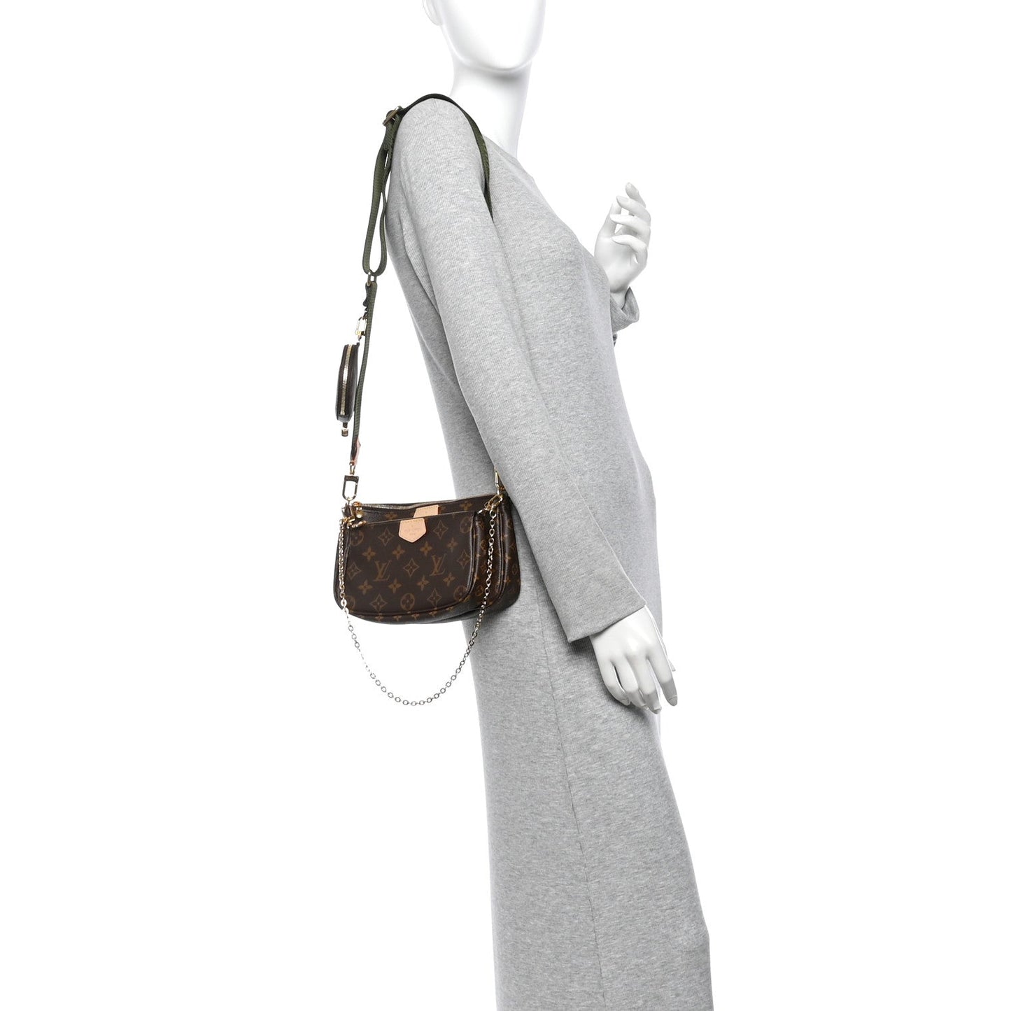 Monogram Multi Pochette Accessories Kaki
