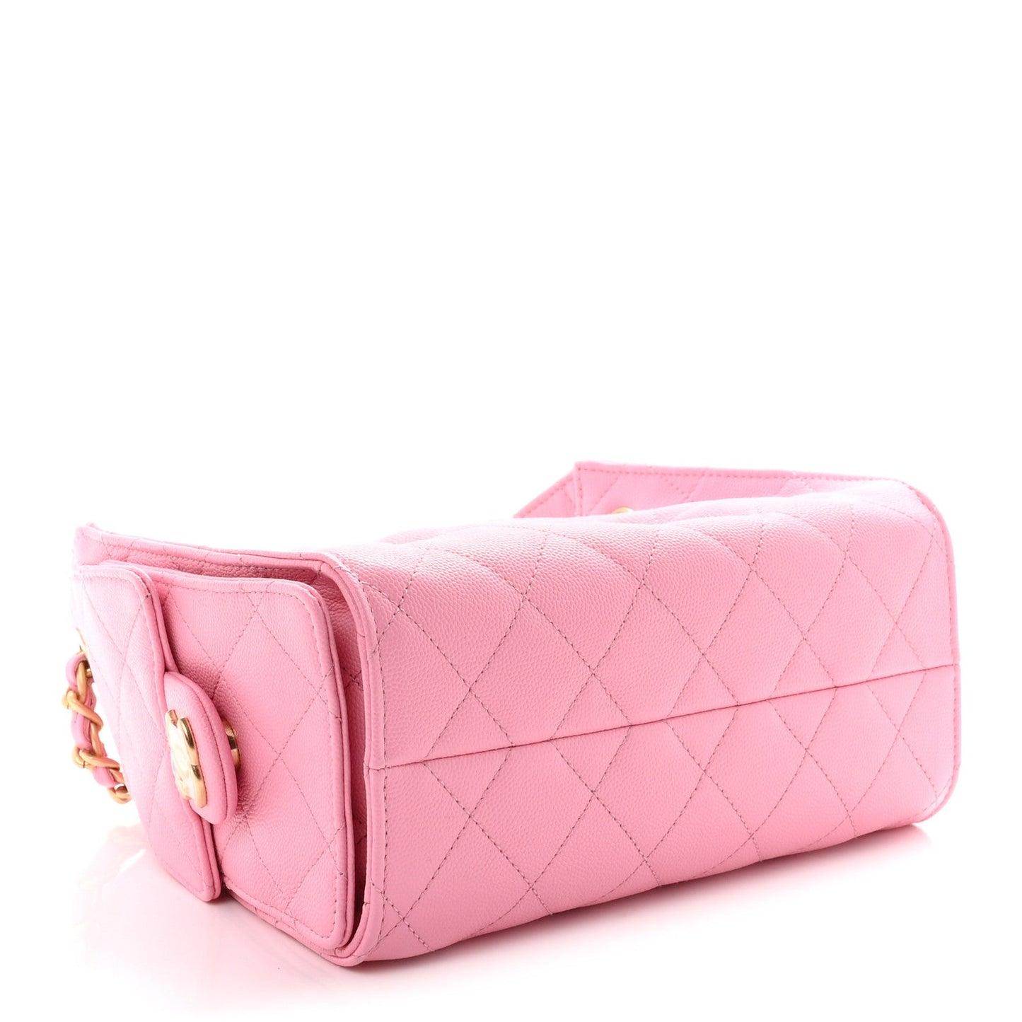 Caviar Quilted Mini Chanel 25 Handbag Pink