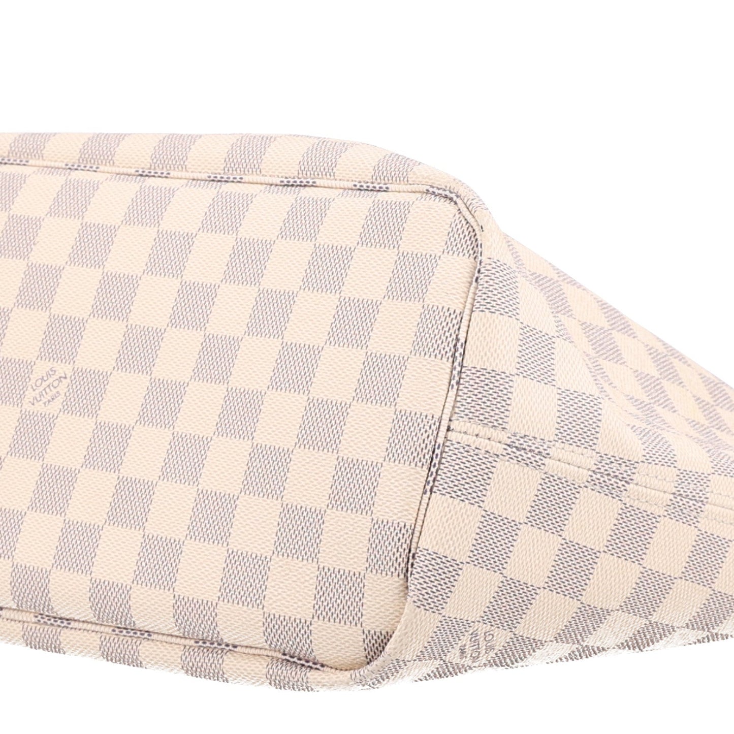 Damier Azur Neo Neverfull MM Rose Ballerine