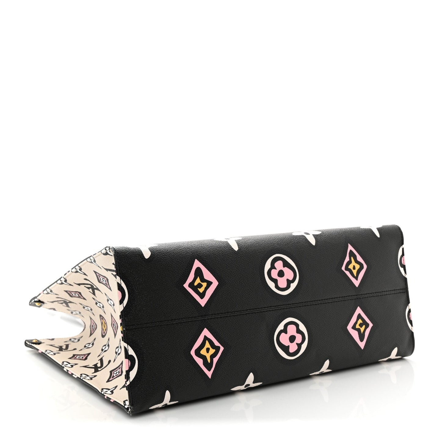 Monogram Giant Wild At Heart Onthego GM Black