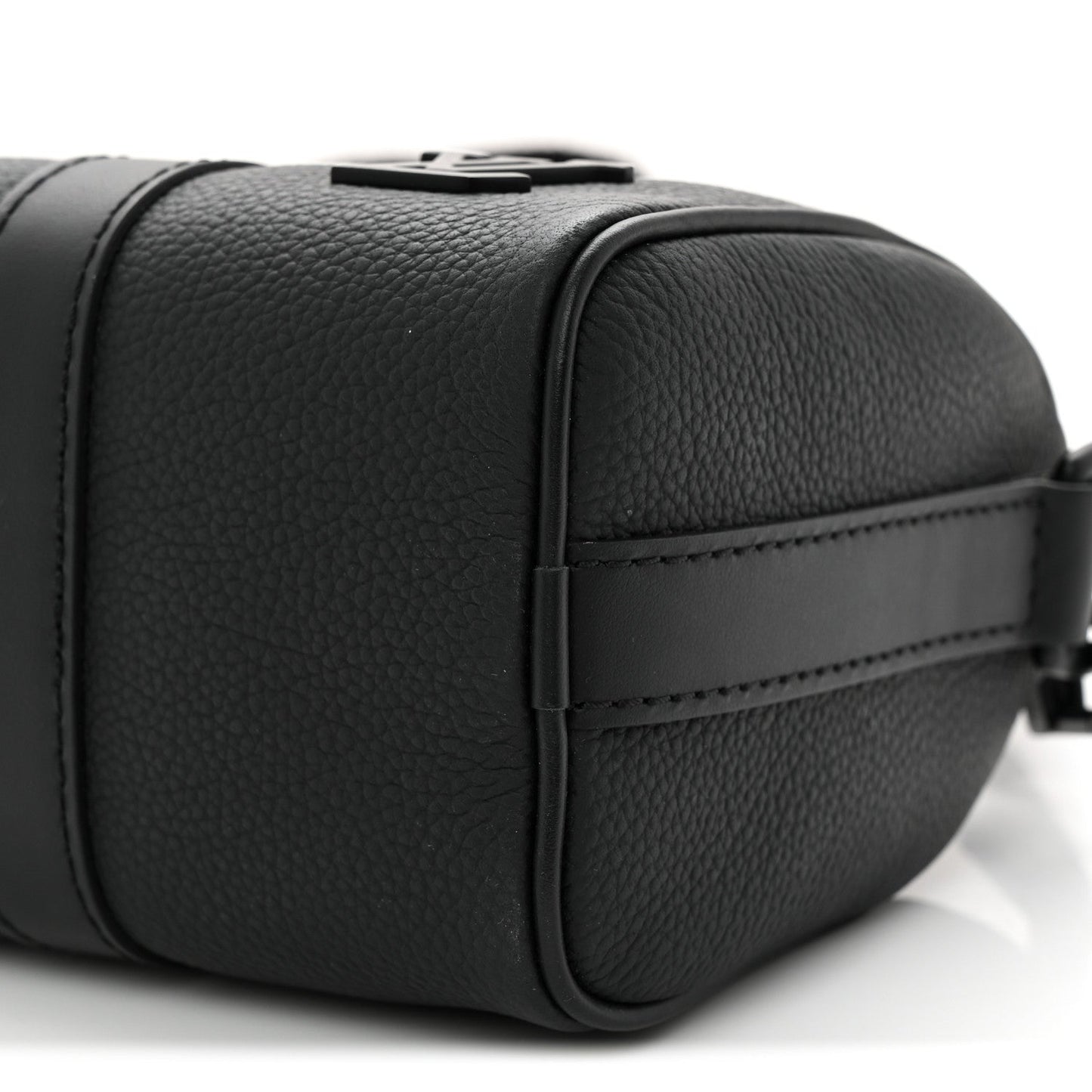 Grained Calfskin Aerogram Keepall XS Black