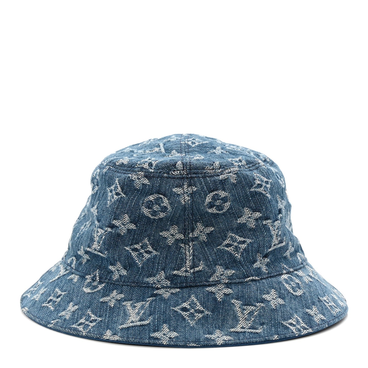 Monogram Denim Transformable Bob Bucket Hat 58 Blue