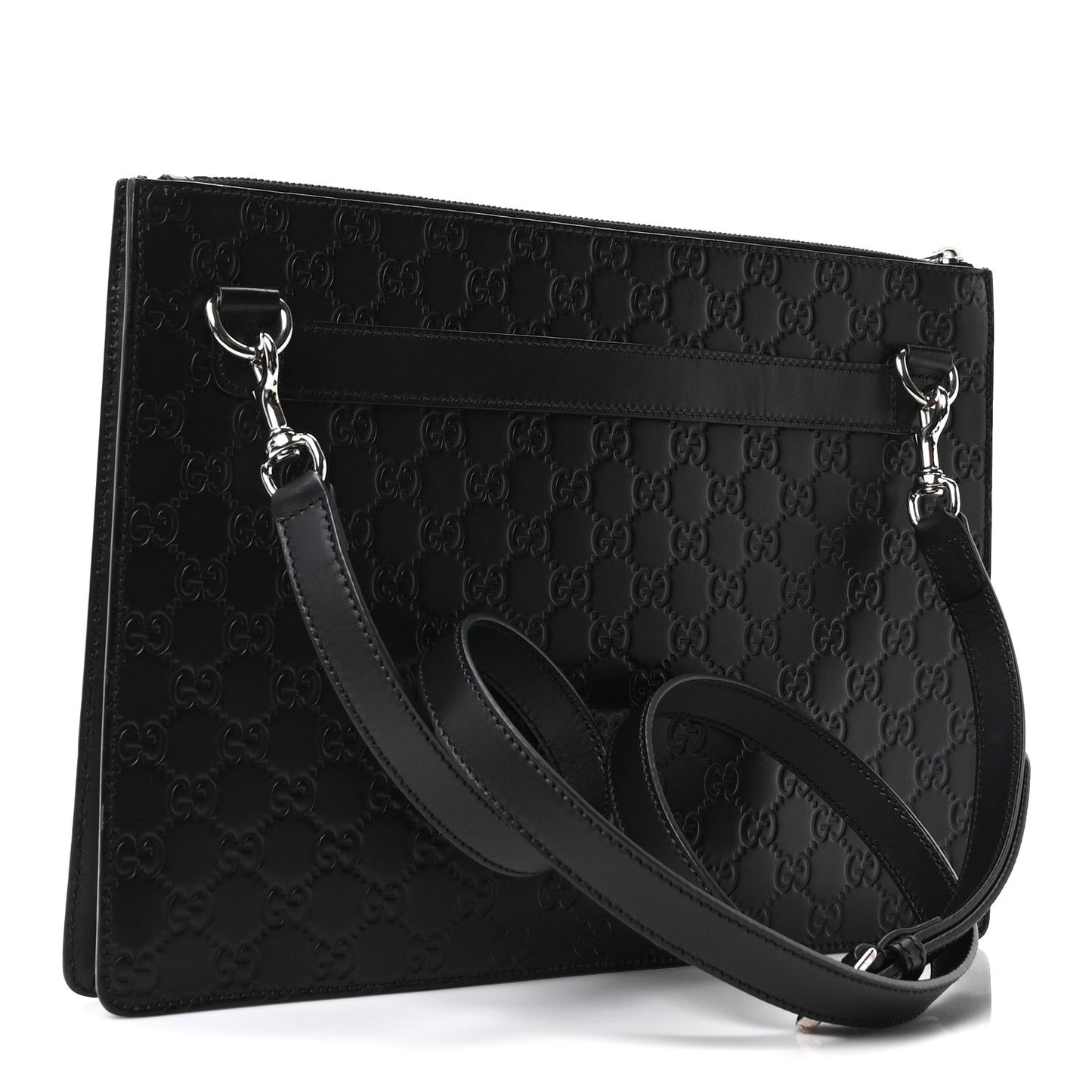 Guccissima Signature Messenger Bag Black