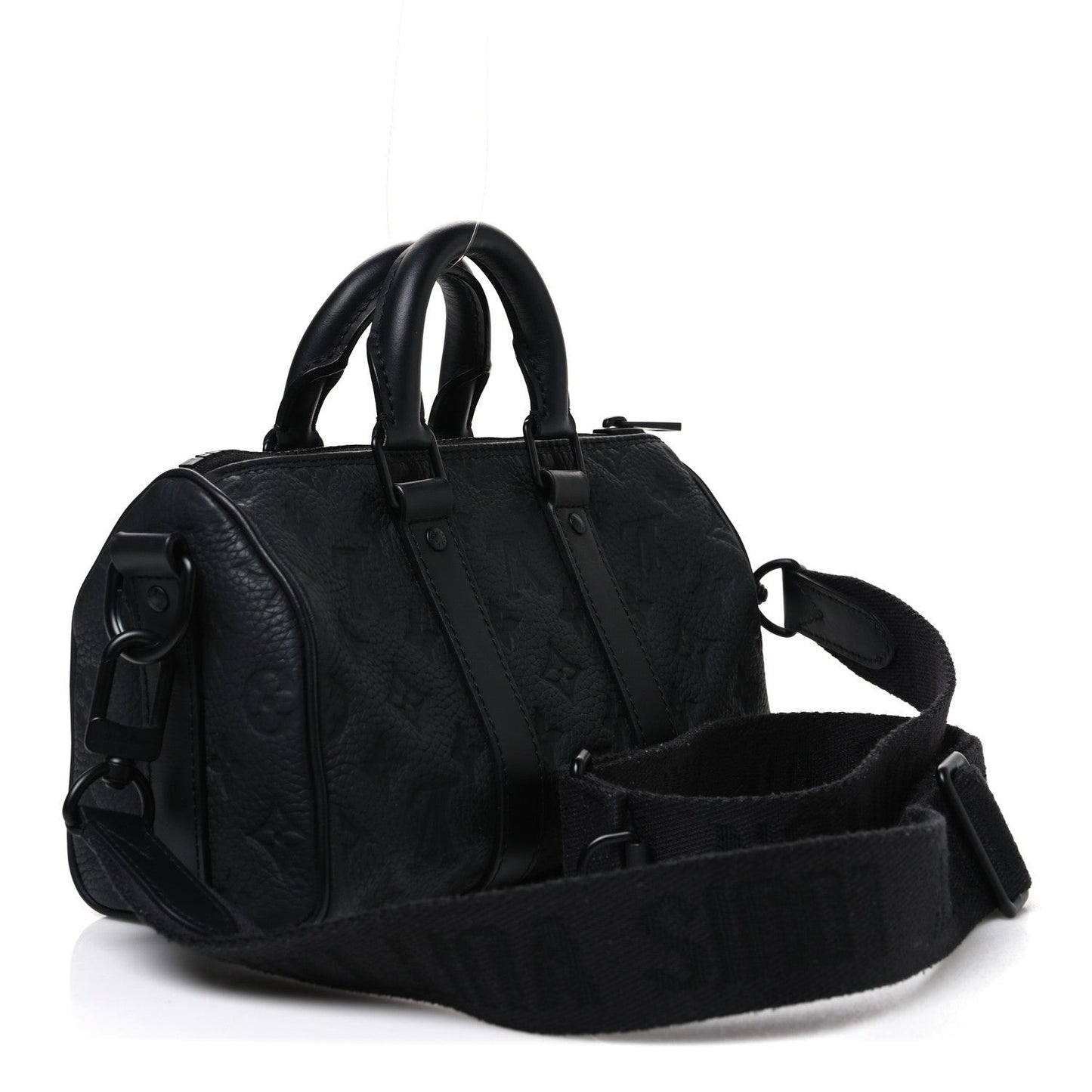 Monogram Taurillon Keepall Bandouliere 25 Black