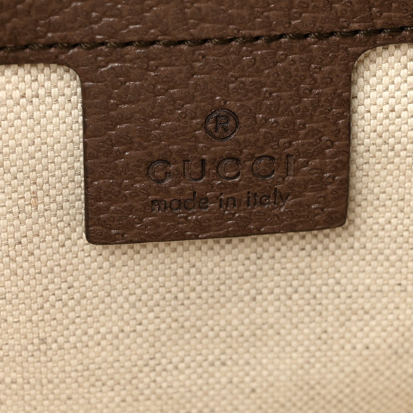 Soft GG Supreme Monogram Medium Ophidia Belt Bag Dark Brown