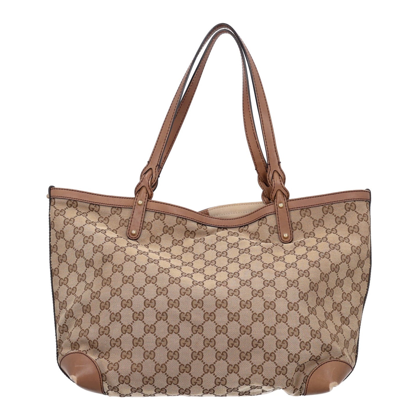 Monogram Large Craft Tote Light Brown