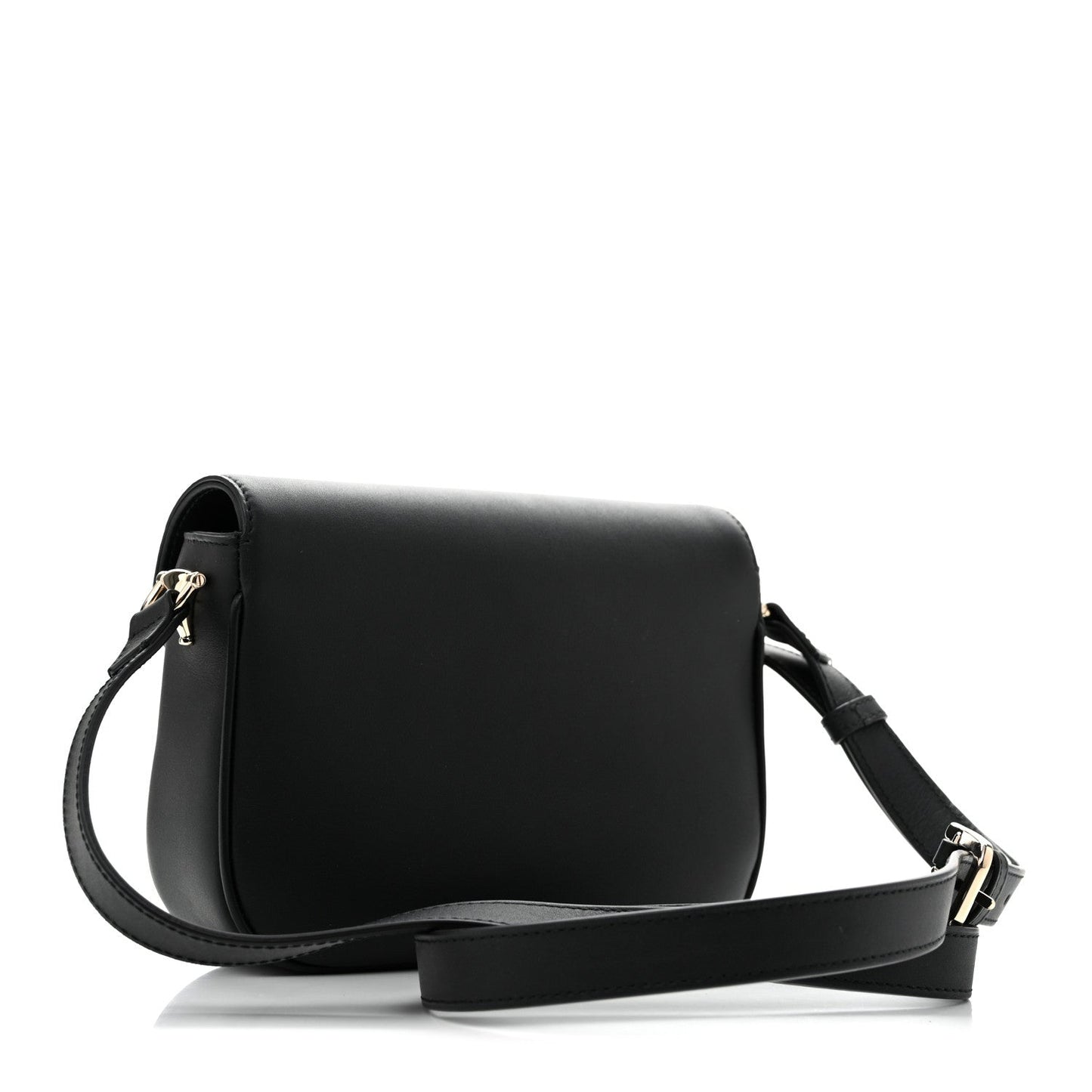 Arabella Calfskin Horsebit 1955 Shoulder Bag Black
