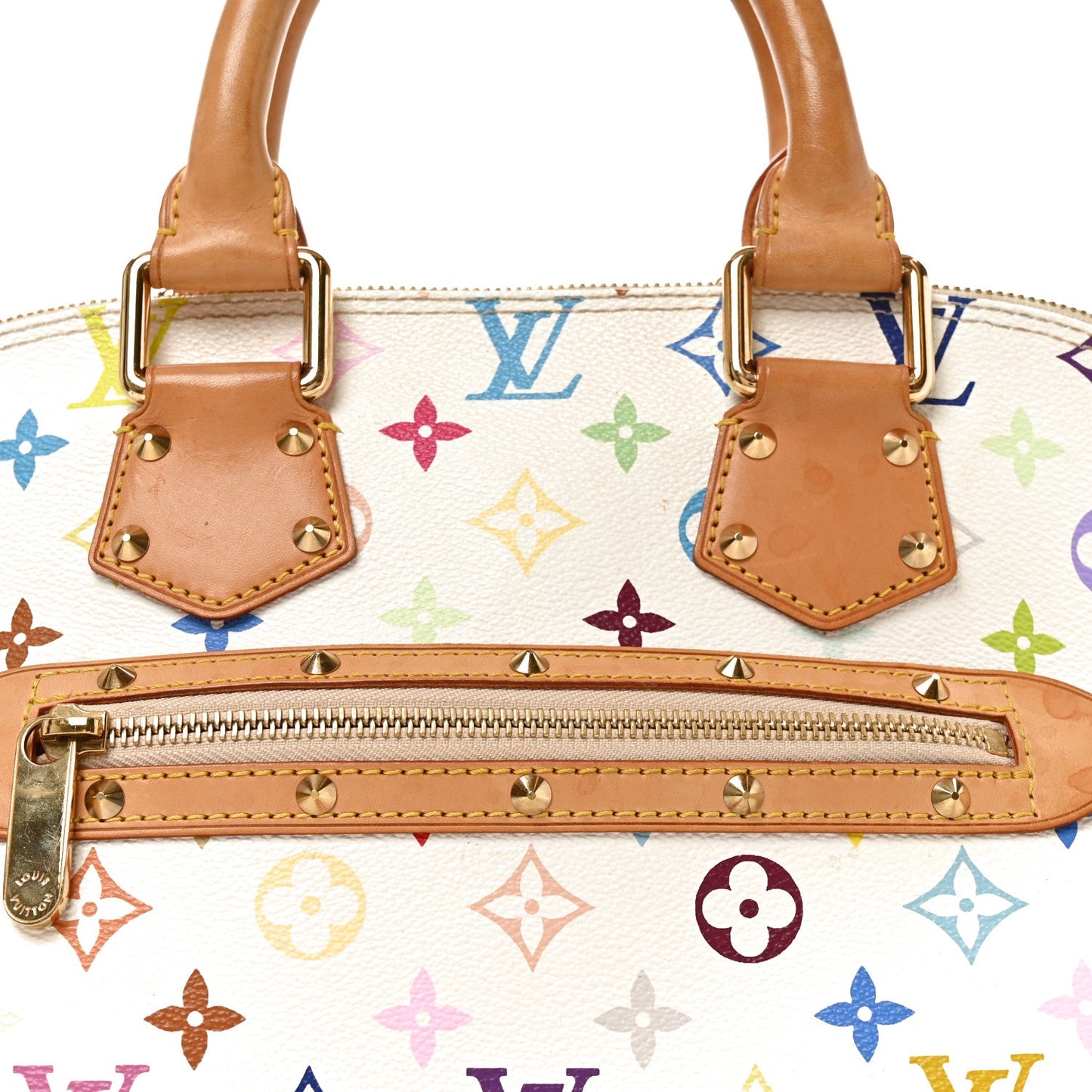 Monogram Multicolor Alma PM White