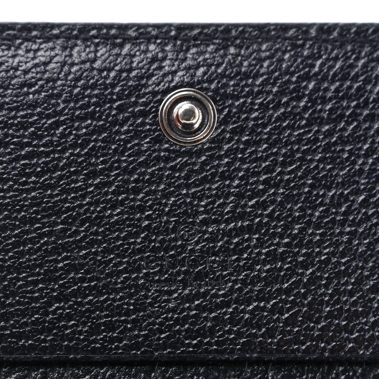 GG Supreme Monogram Textured Dollar Calfskin Web Ophidia Card Case Beige Blue