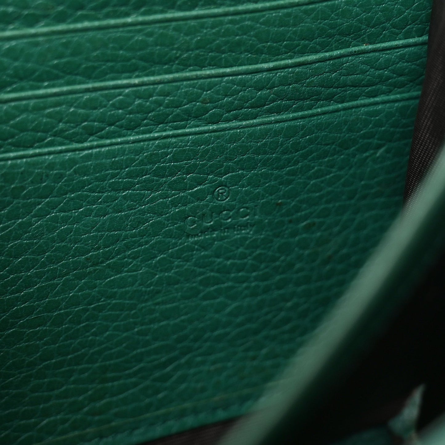 Calfskin Mini Dionysus Chain Wallet Emerald