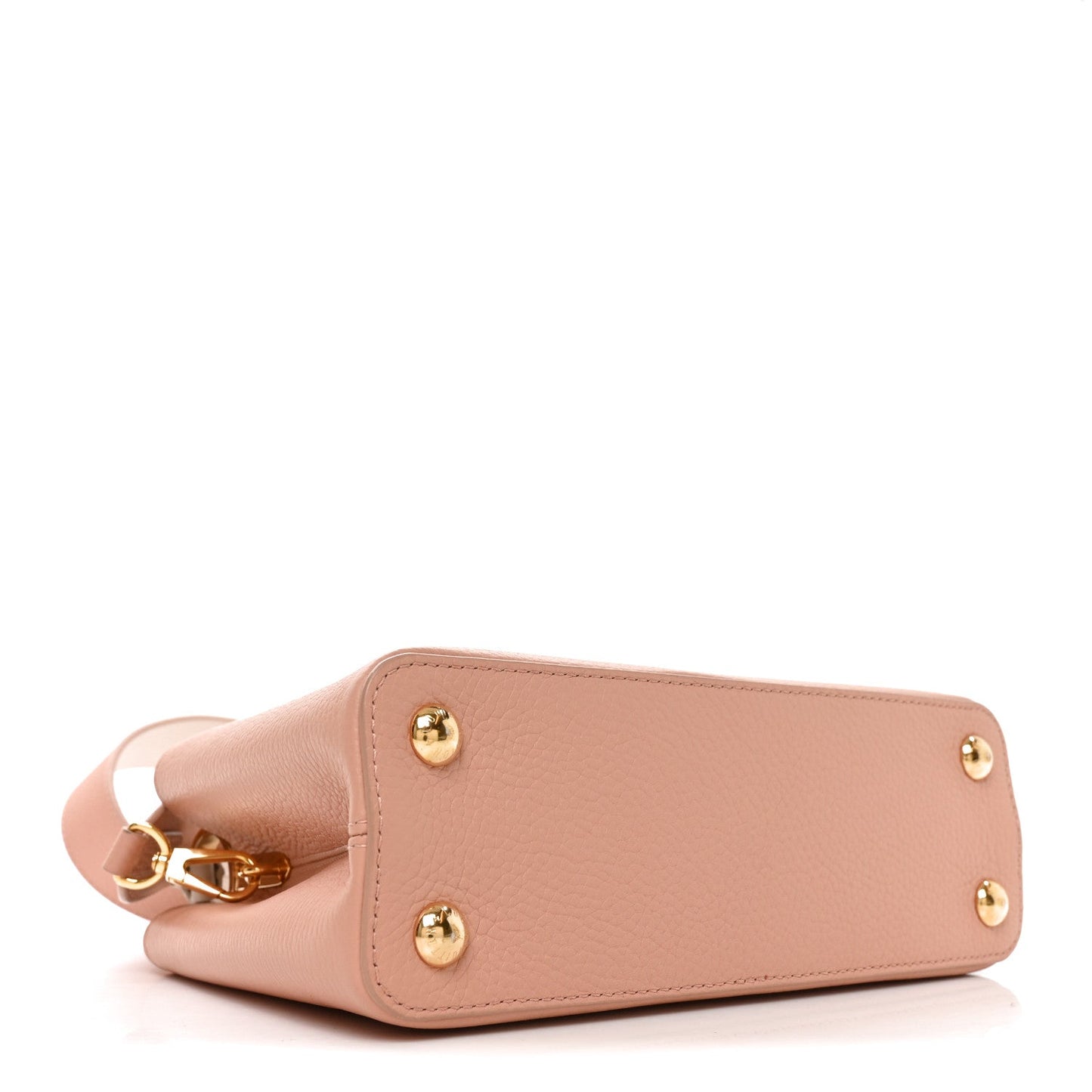 Taurillon Capucines BB Rose Trianon Creme