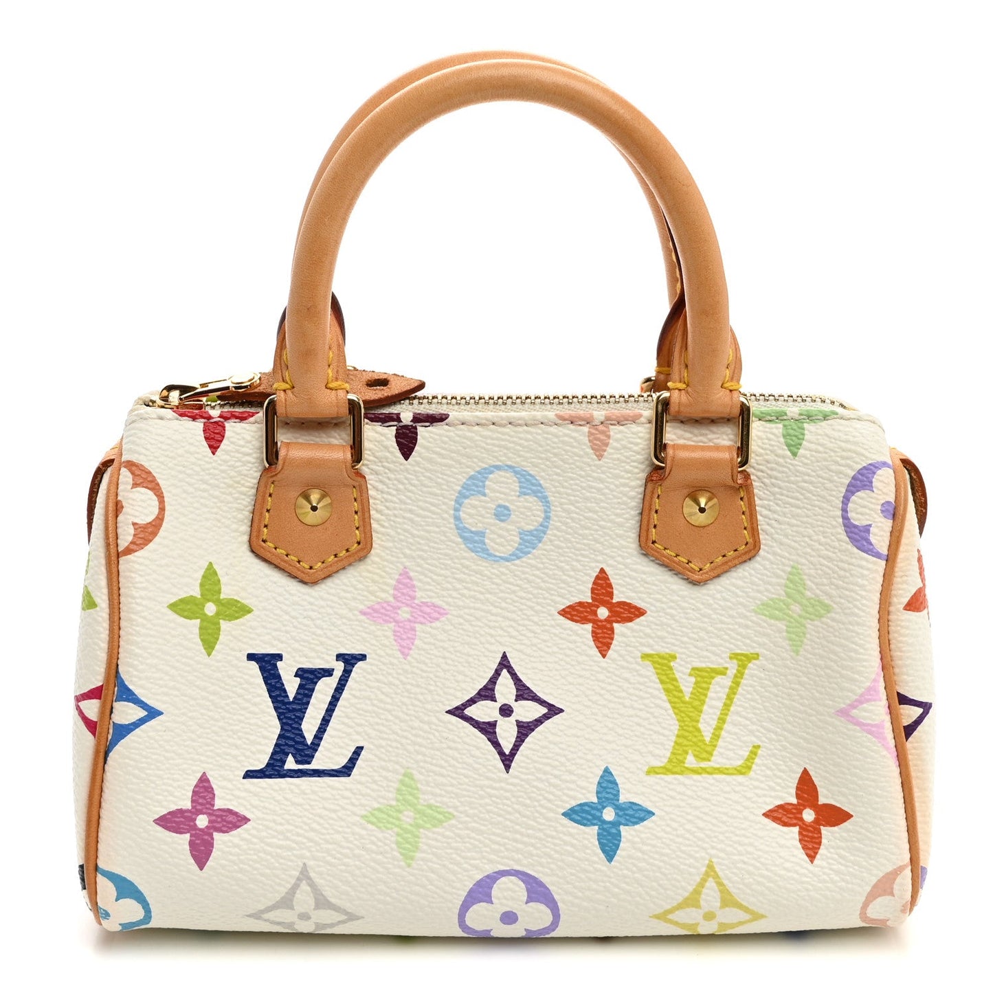 Monogram Multicolor Mini Sac HL Speedy White
