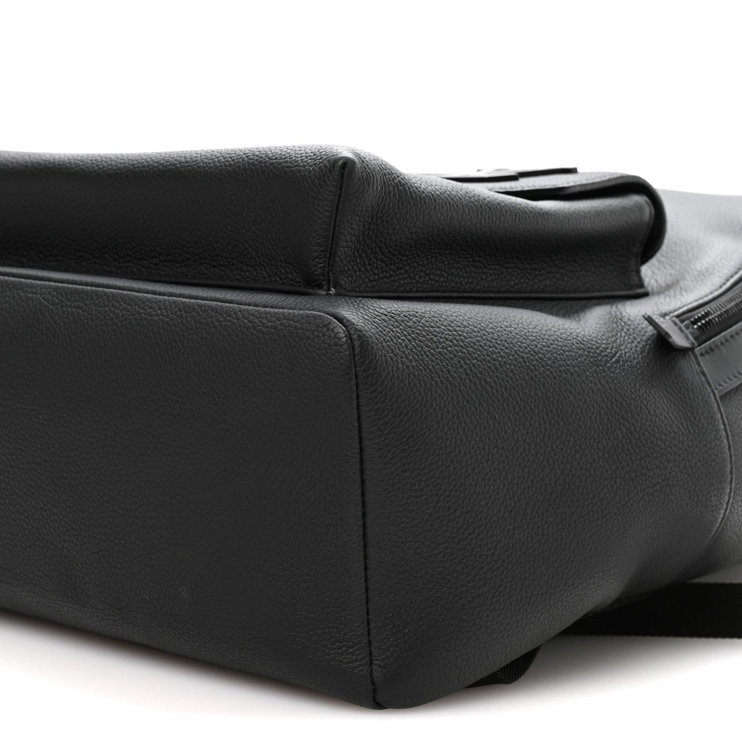 Grained Calfskin Aerogram Takeoff Backpack Black