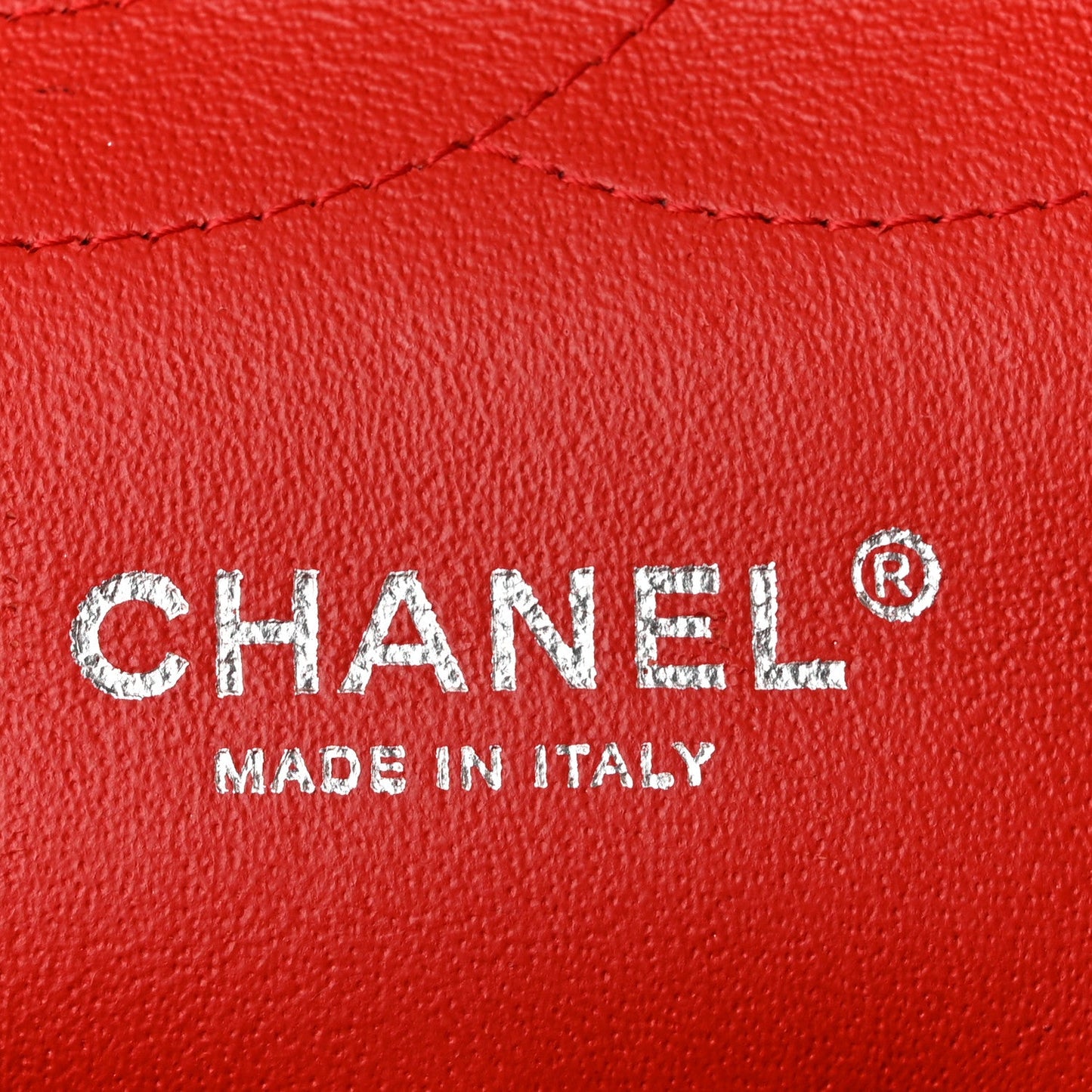 Lambskin Quilted Jumbo Double Flap Red