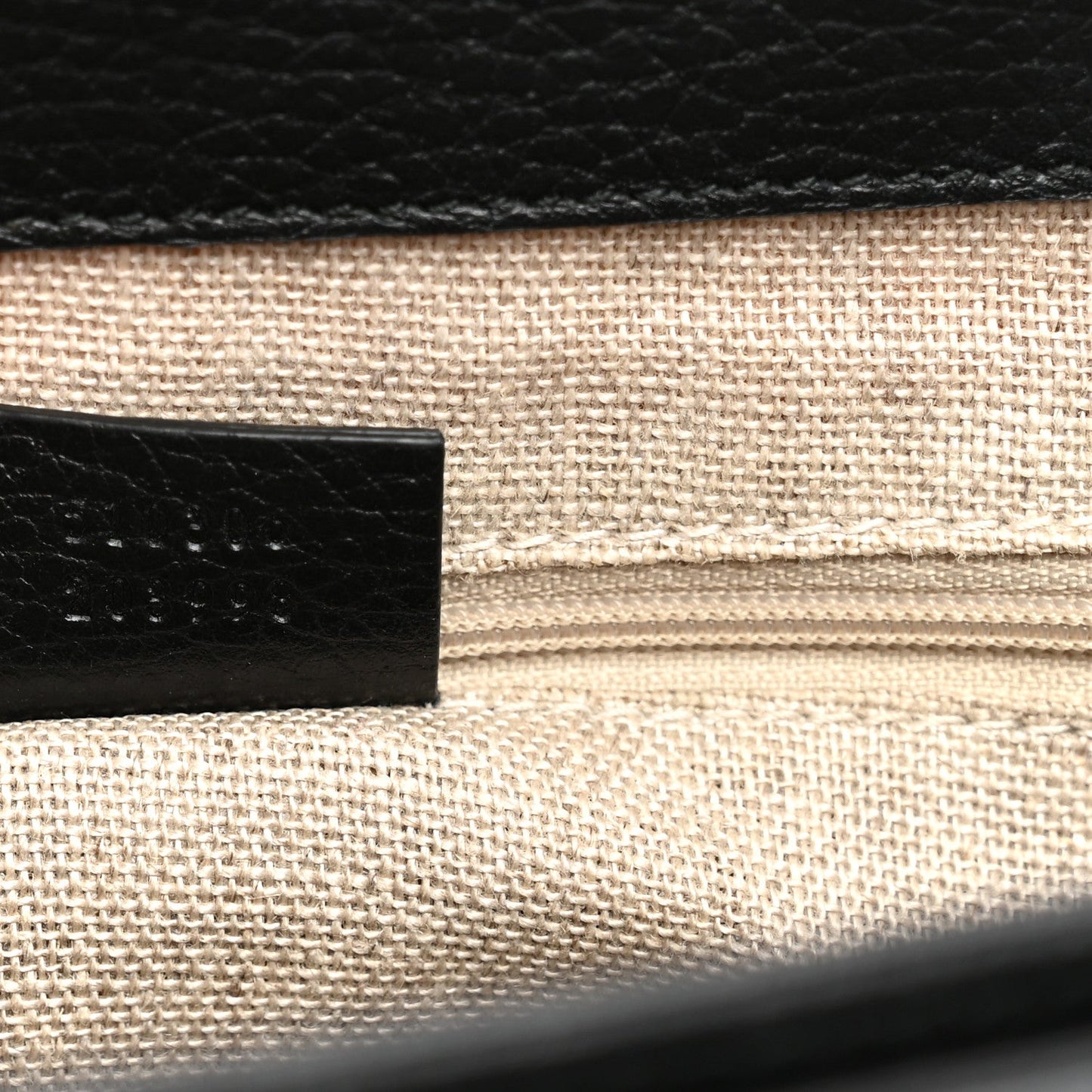 Dollar Calfskin Medium Interlocking G Top Handle Shoulder Bag Black