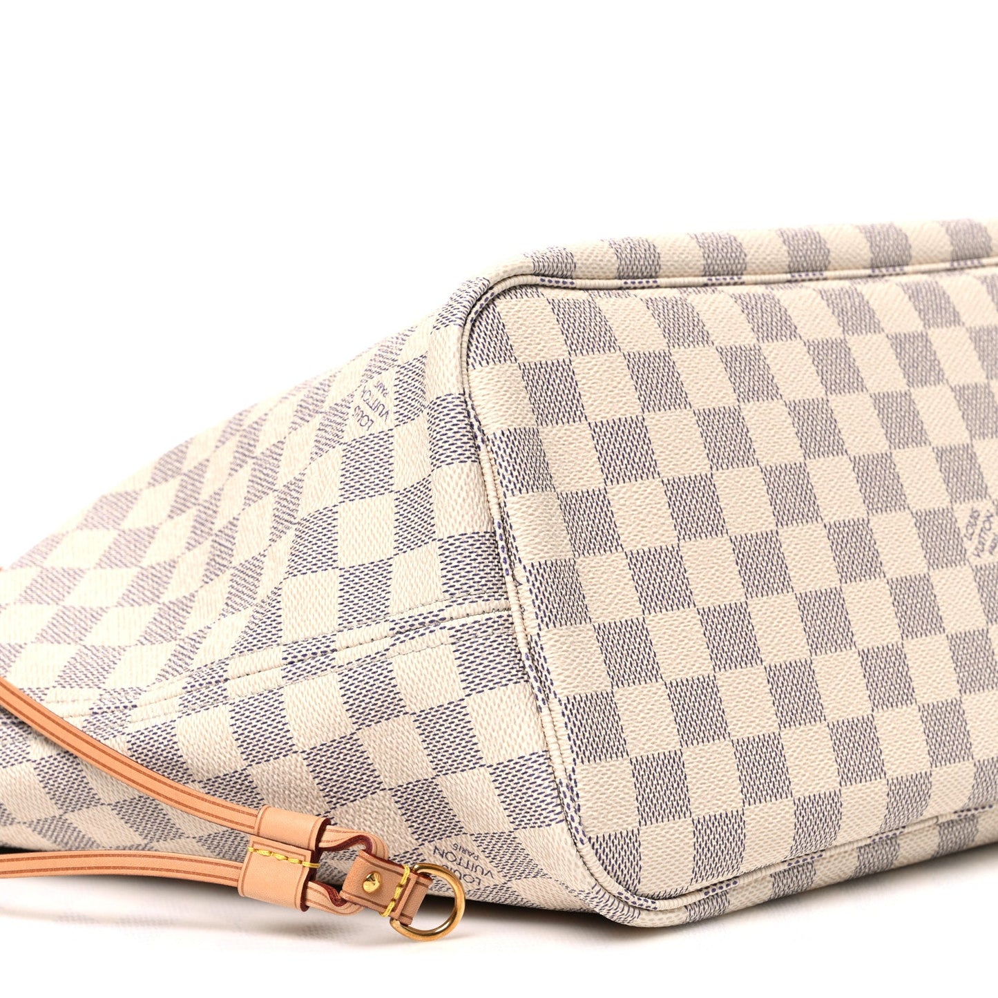 Damier Azur Neo Neverfull MM Rose Ballerine
