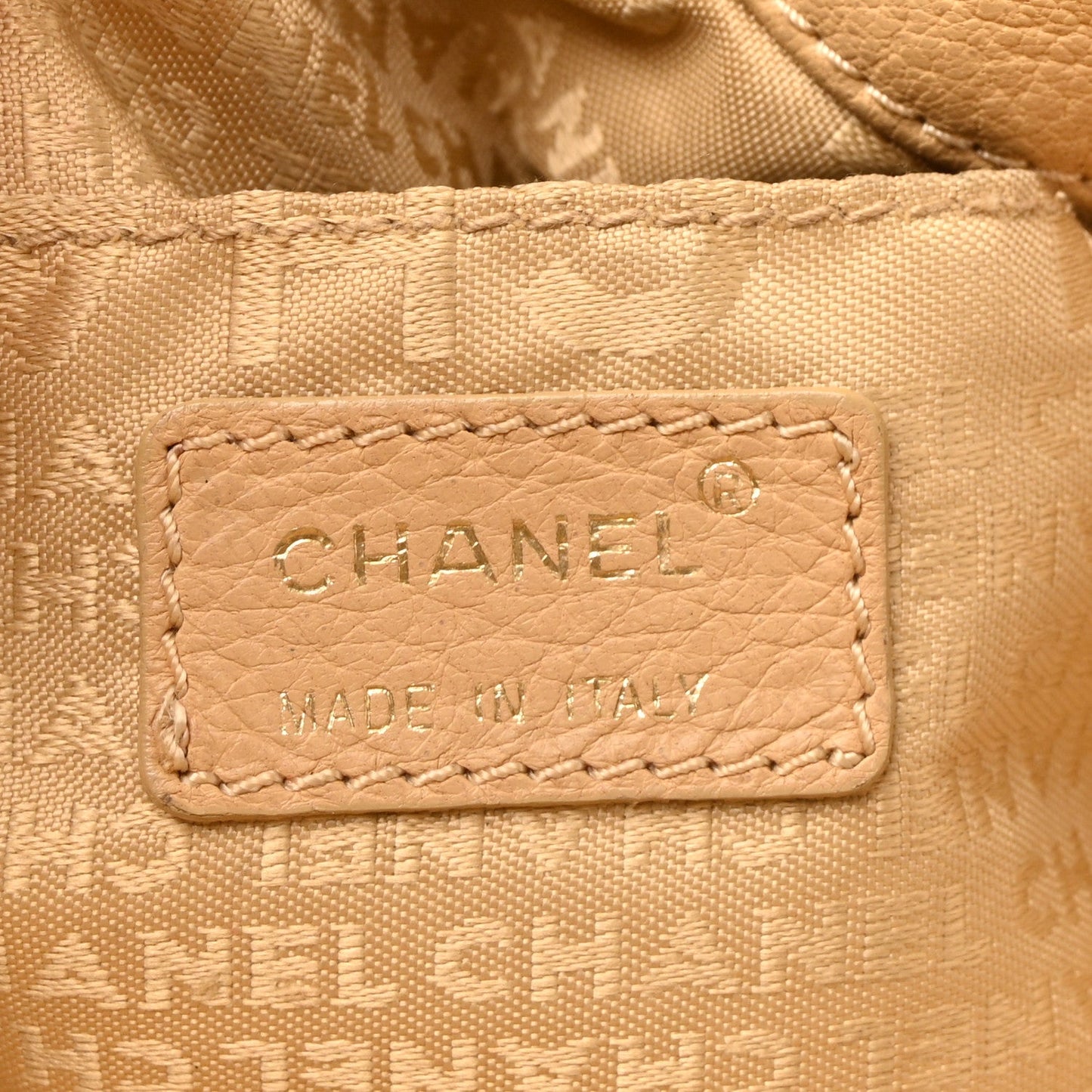 Calfskin CC Dice Tote Bag yellow