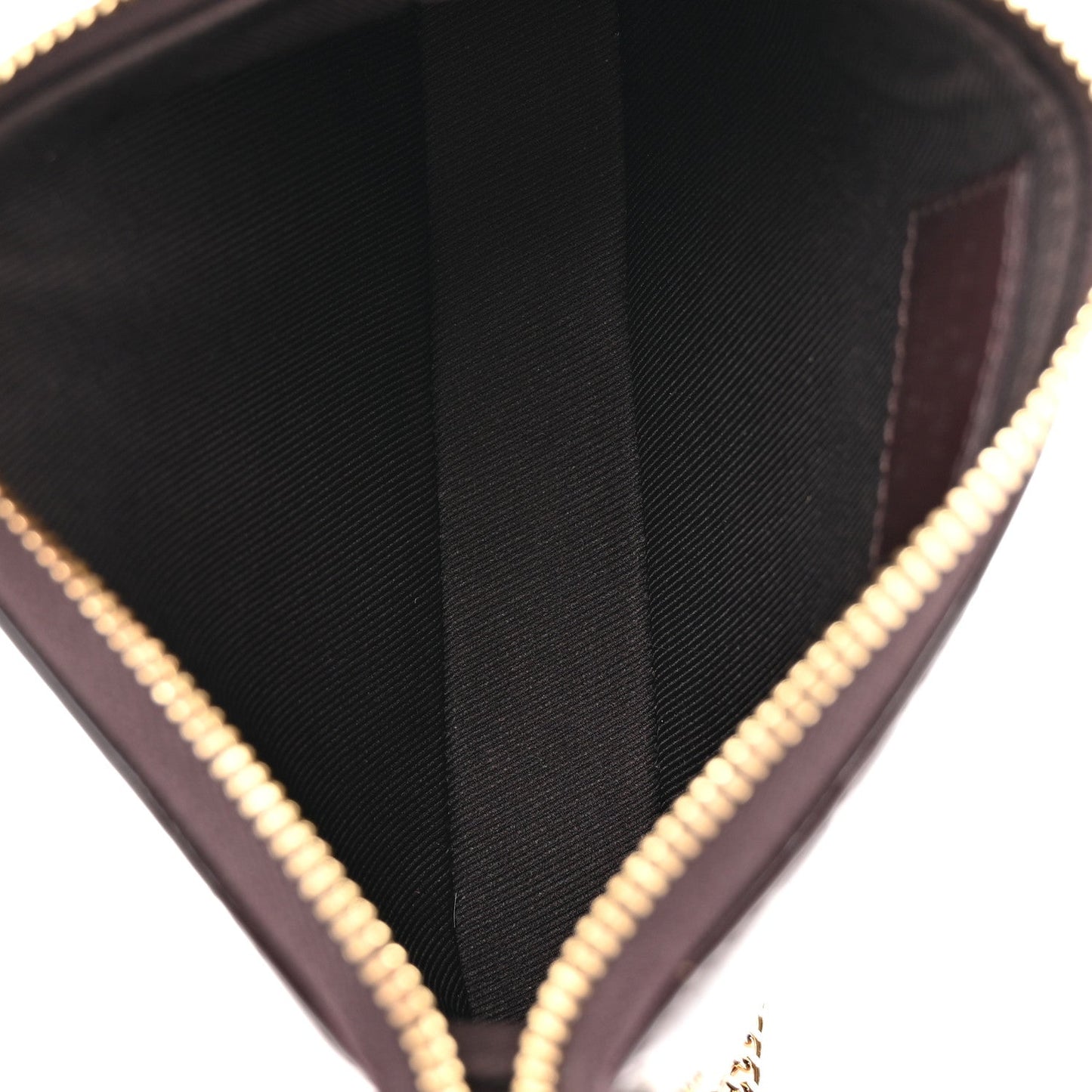 Vernis Monogram Mini Pochette Accessories Amarante