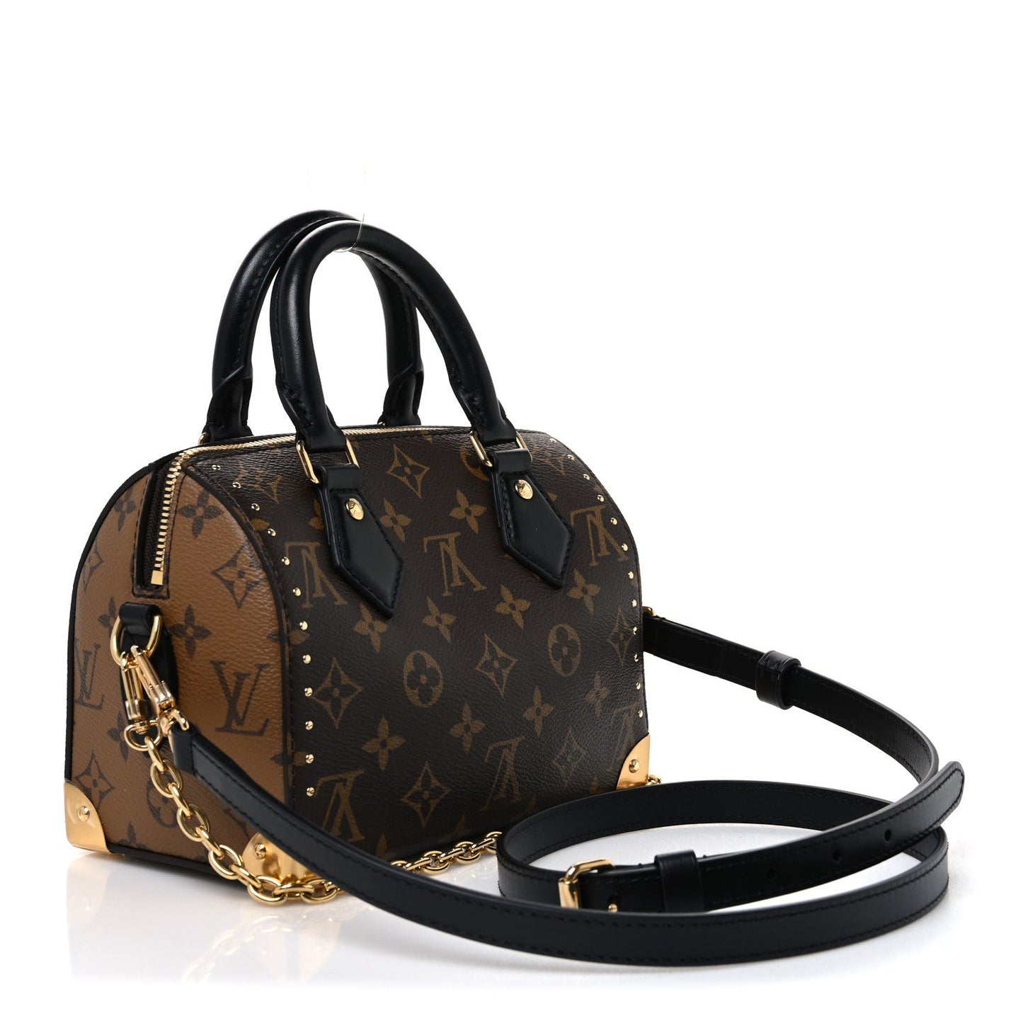 Reverse Monogram Speedy Trunk 20