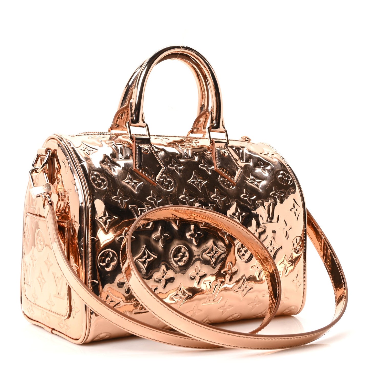 Monogram Miroir Speedy Bandouliere 25 Copper