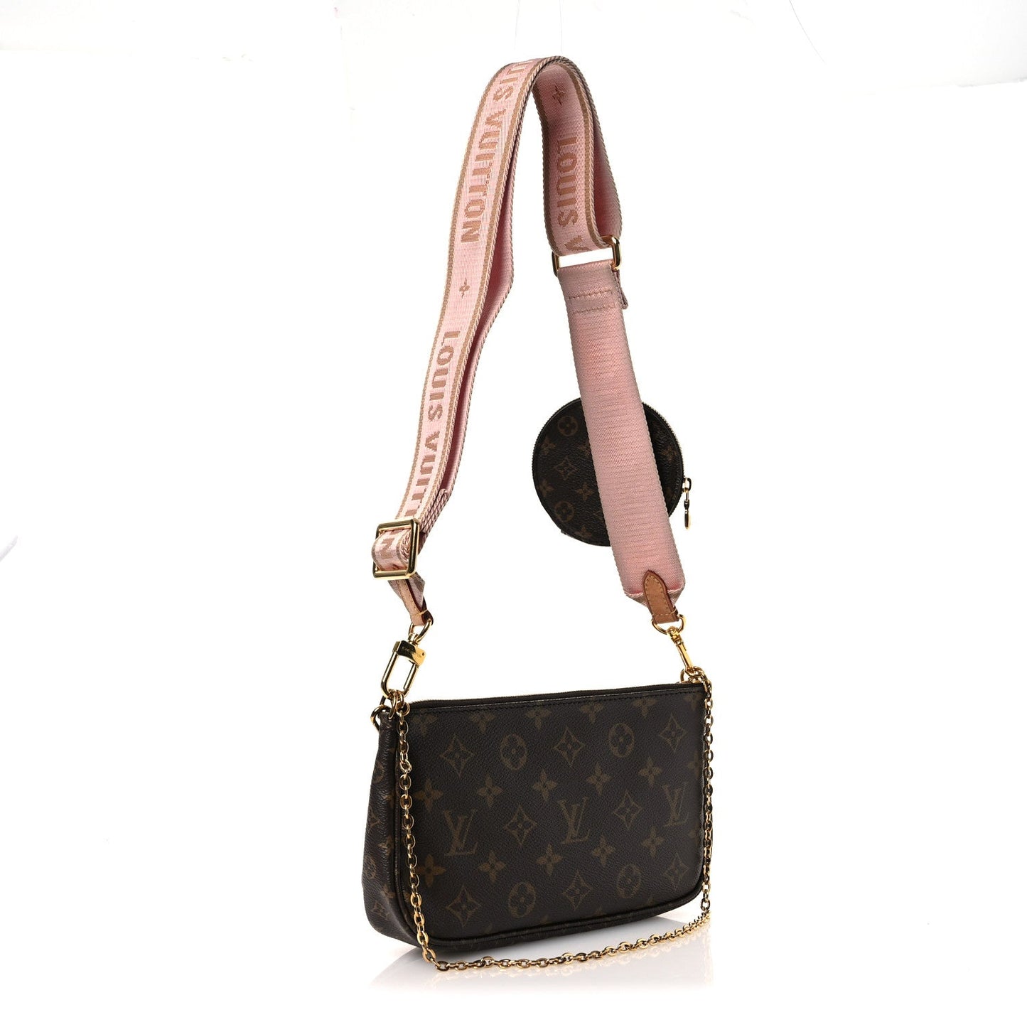 Monogram Multi Pochette Accessories Rose Clair