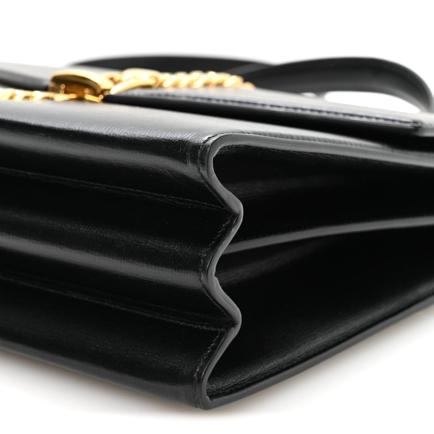 Azalea Calfskin Small Sylvie 1969 Top Handle Bag Black