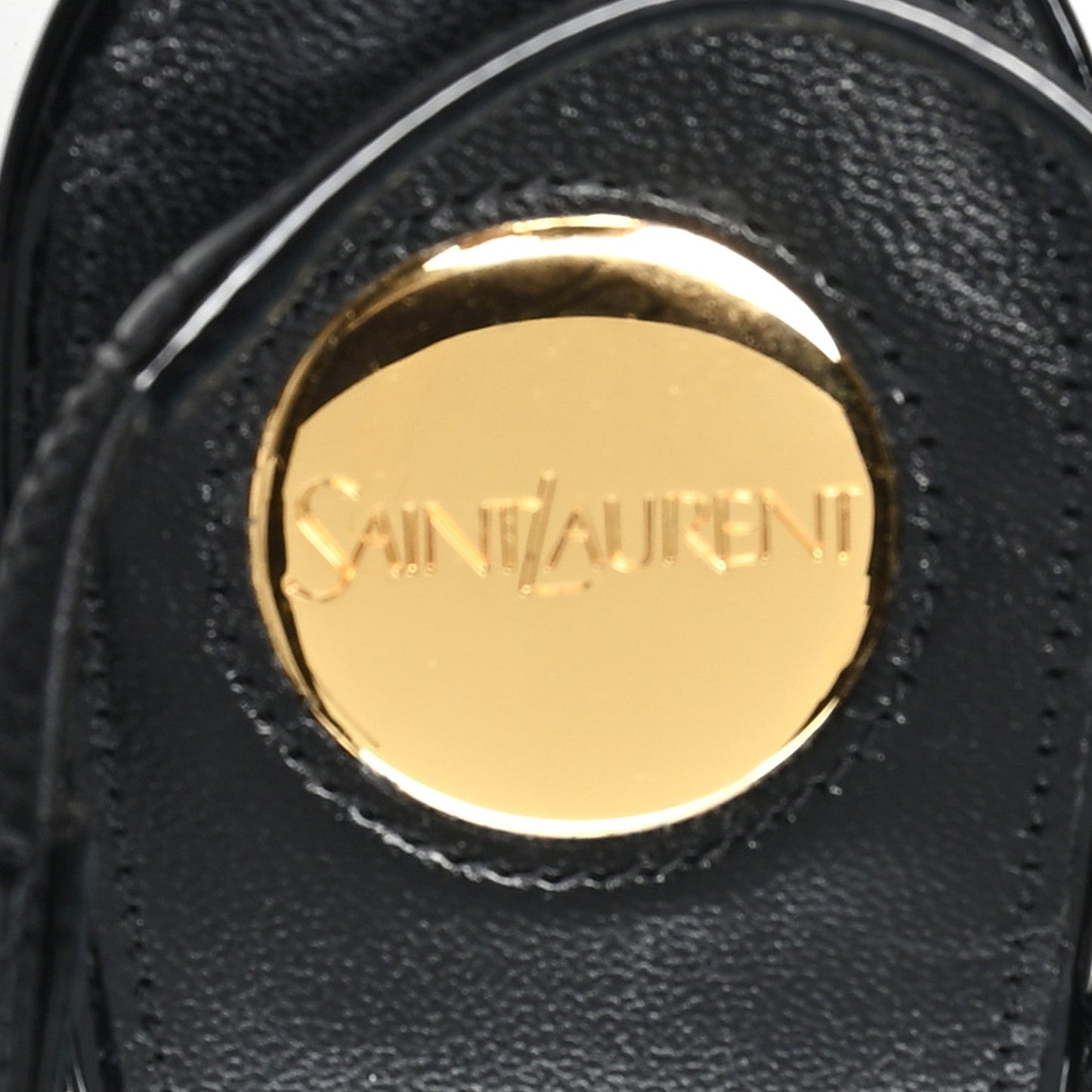 Patent Calfskin Jacqueline 75 Slingback Pumps 38 Black