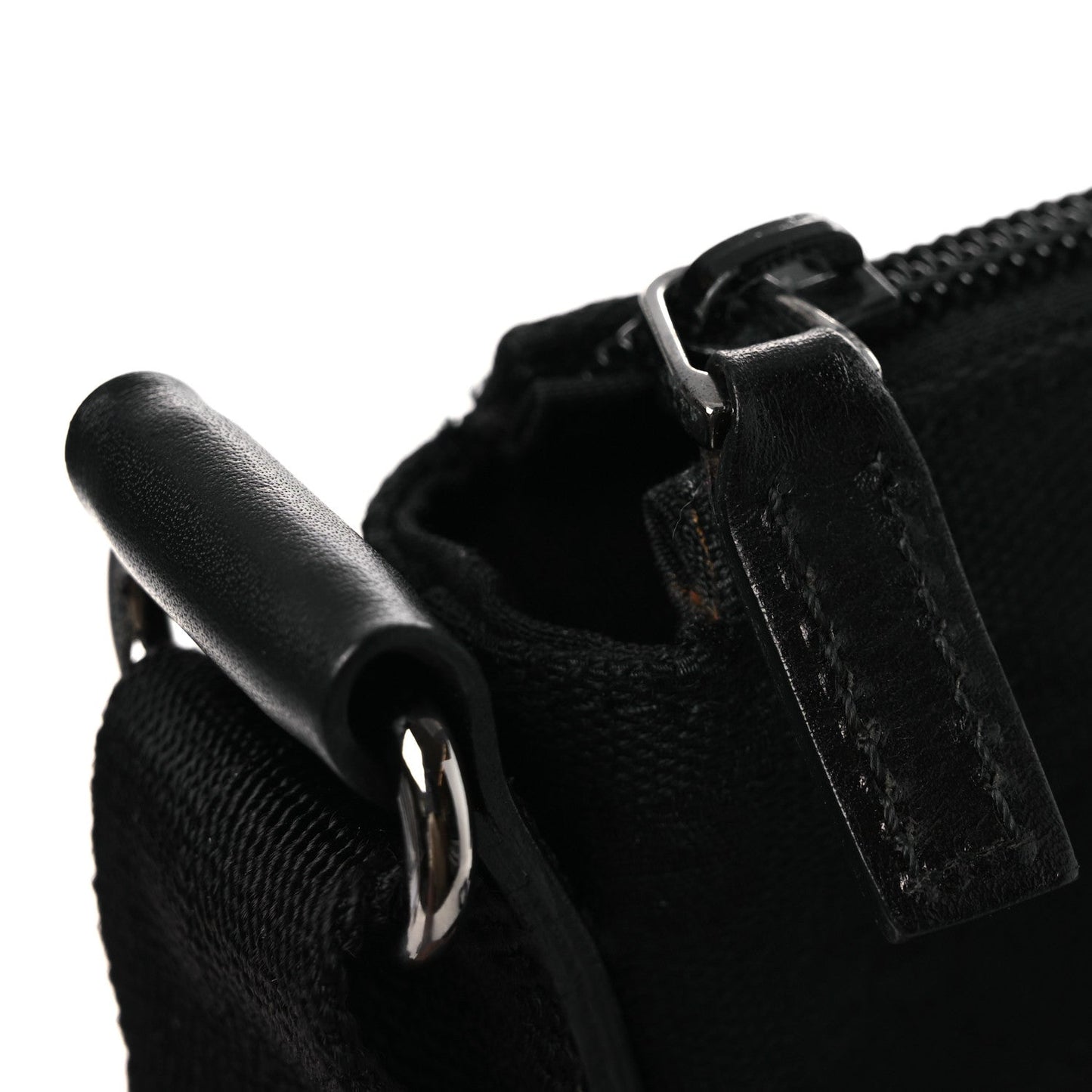 Monogram Calfskin Perforated Medium Flat Messenger Bag Black