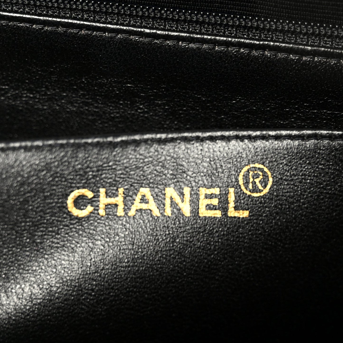 Lambskin Quilted Jumbo Single Flap Black