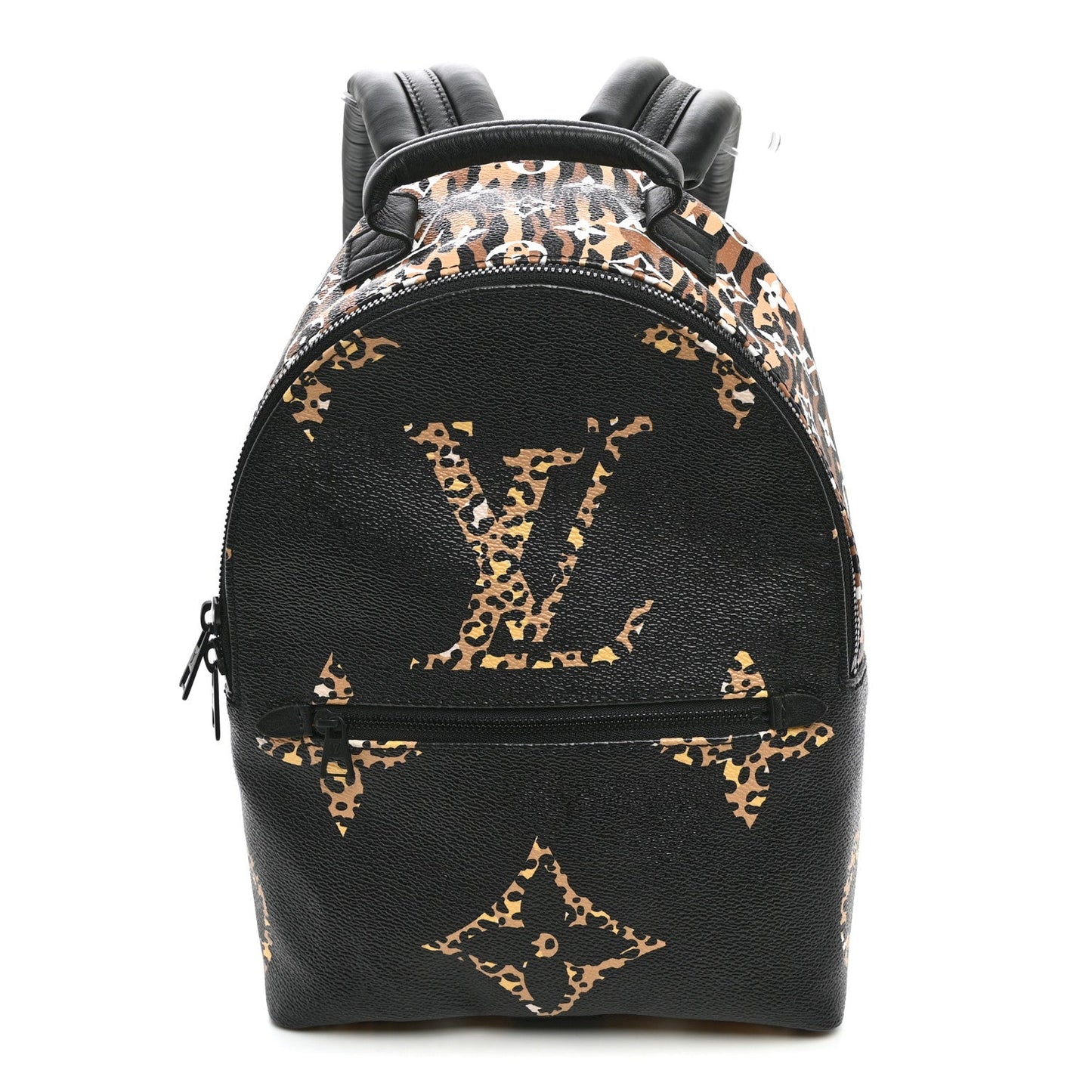 Monogram Giant Jungle Palm Springs Backpack PM Black