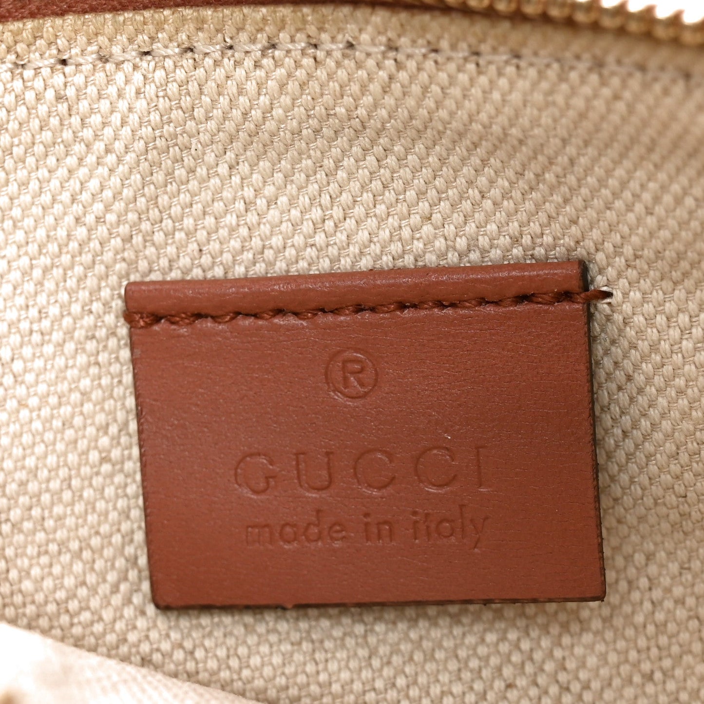 Monogram Small Craft Tote Brown