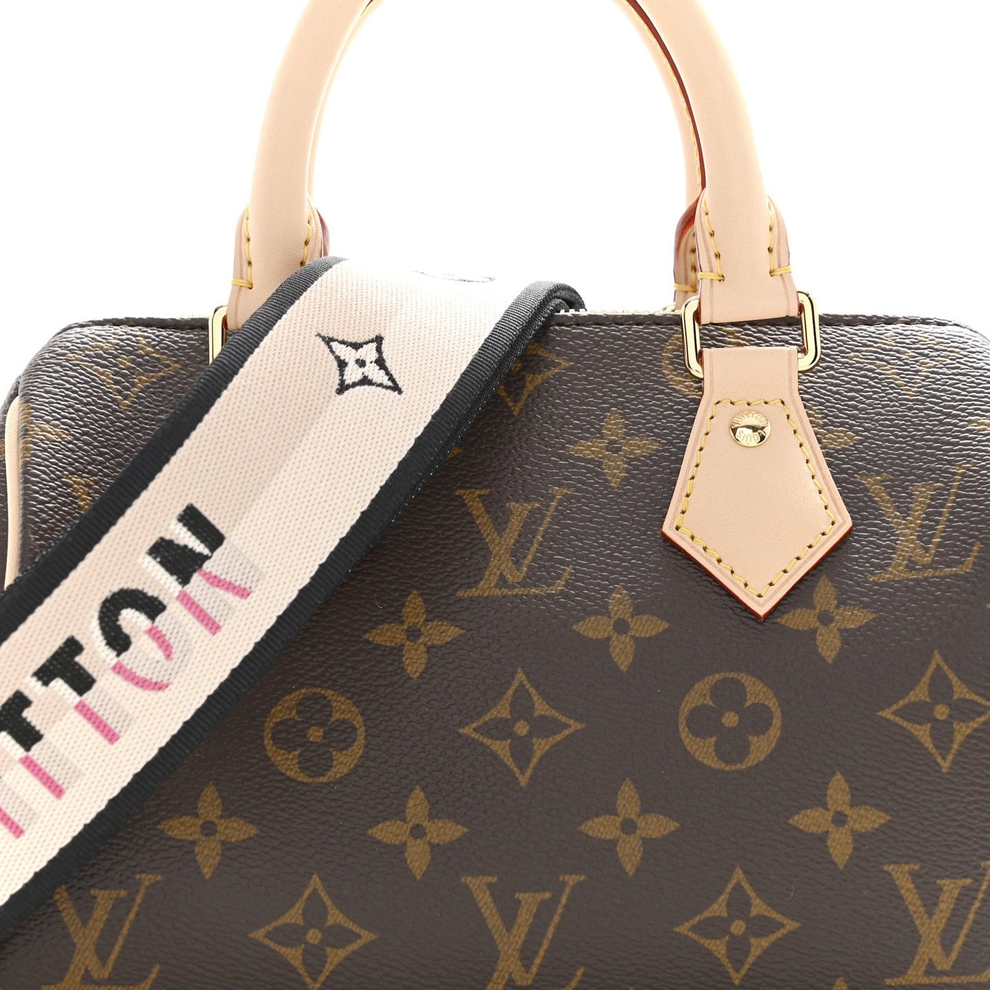 Monogram Speedy Bandouliere 20 Black