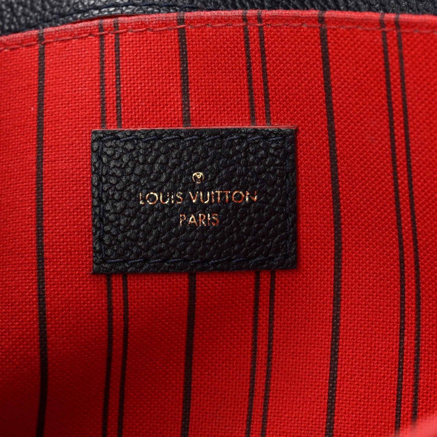 Empreinte Pochette Metis  Marine Rouge
