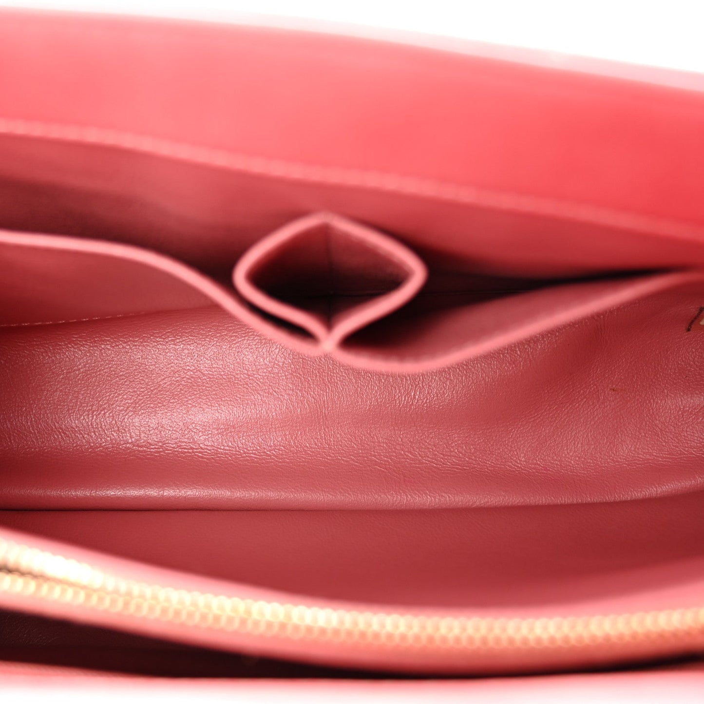 Calfskin Lizard Chevron Quilted Small Coco Handle Flap Pink