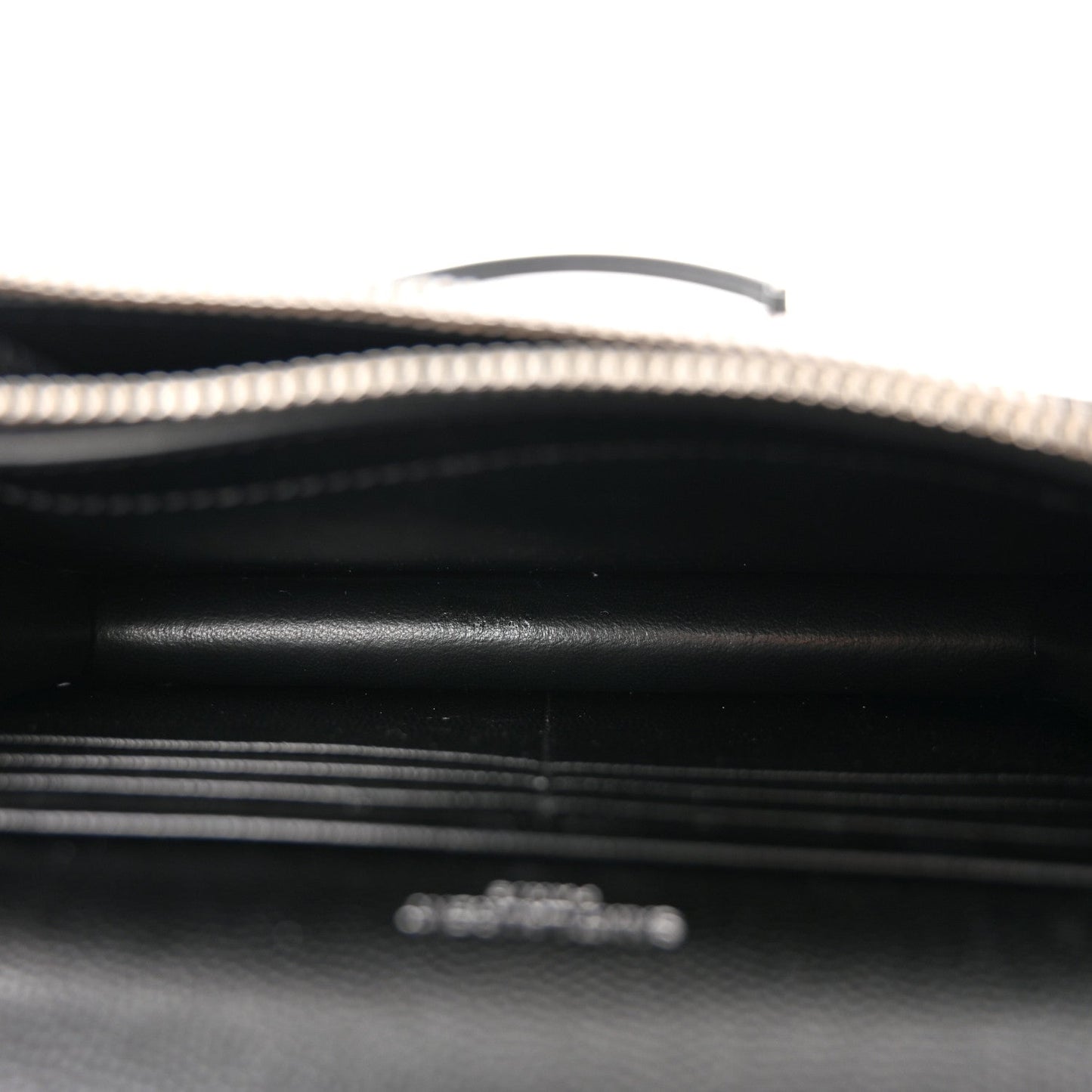 Grain De Poudre Classic Monogram Kate Tassel Chain Wallet Black