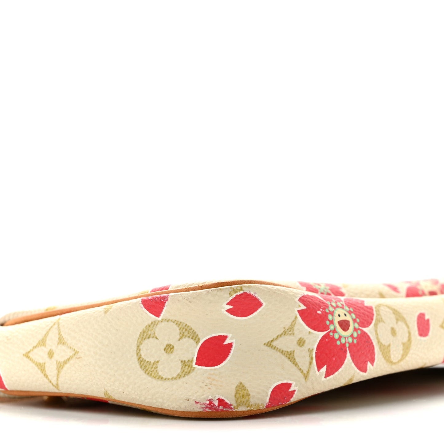 Monogram Cherry Blossom Pochette Accessories Red